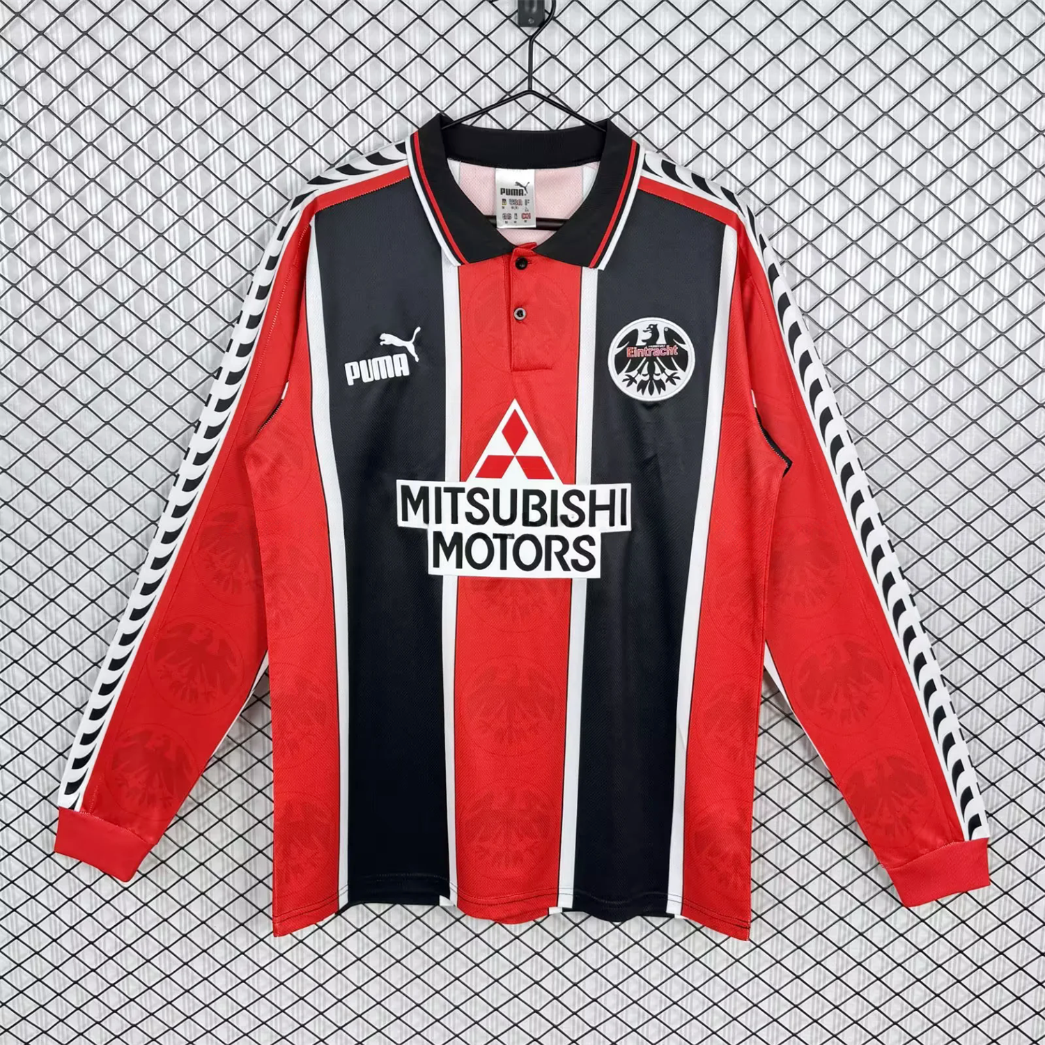 Retro Frankfurt 1996-98 Home Long Sleeves Jersey - JerseysGala