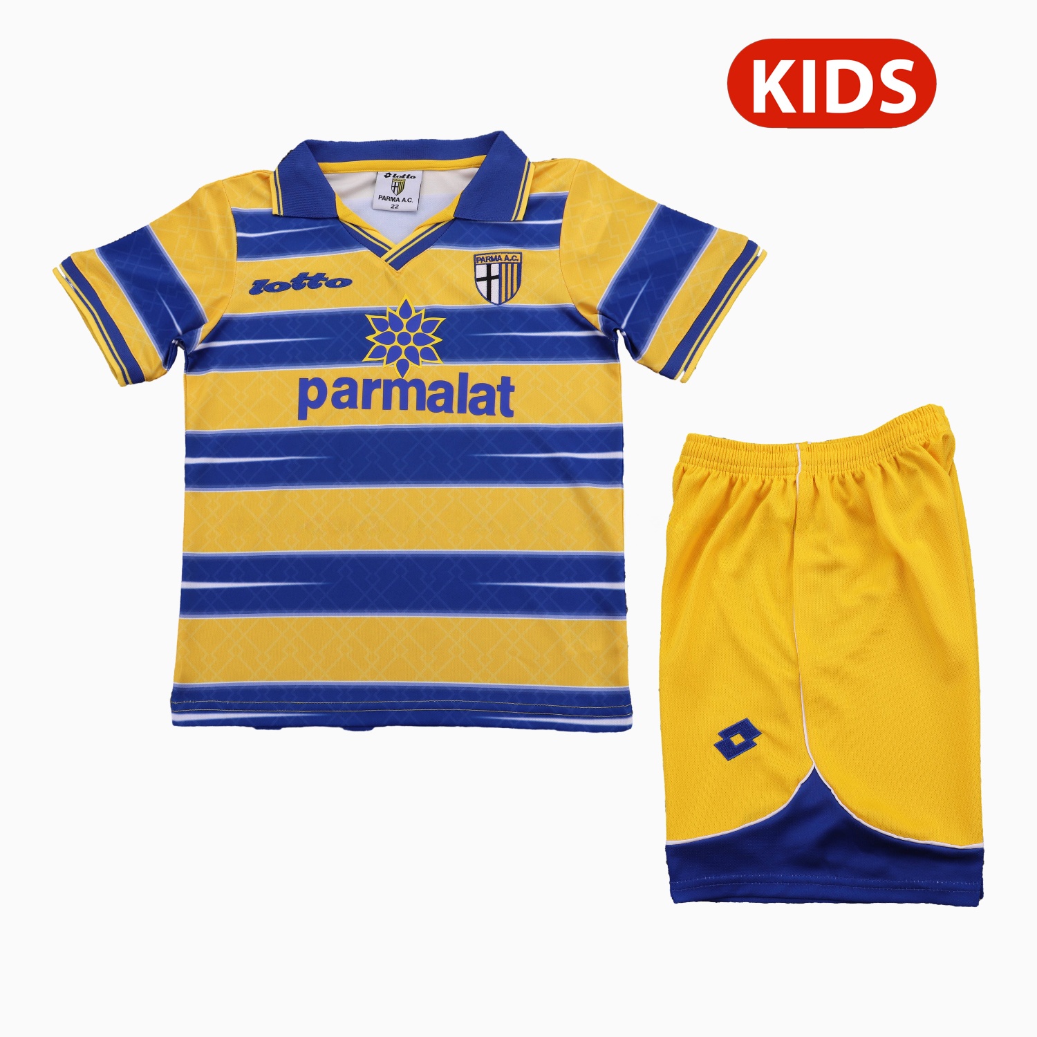 Retro Parma 1998-99 Home Kids Kit - JerseysGala