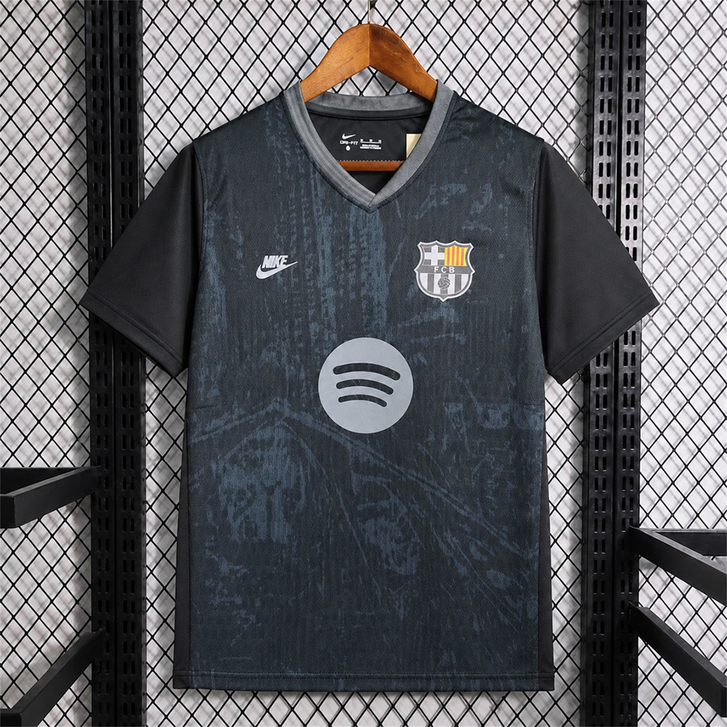 Barcelona 26-27 Solid Dark Gray Special Jersey - Fans Version - JerseysGala