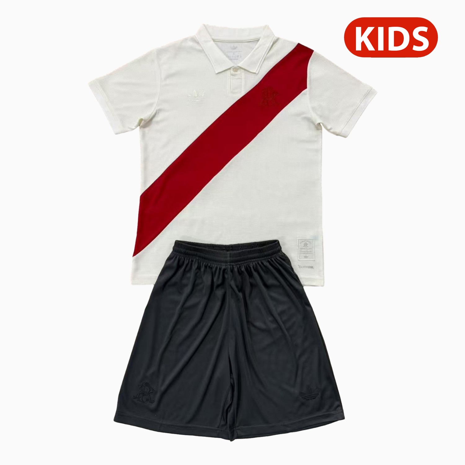 River Plate 26-27 Anniversary White Special Kids Kit - JerseysGala