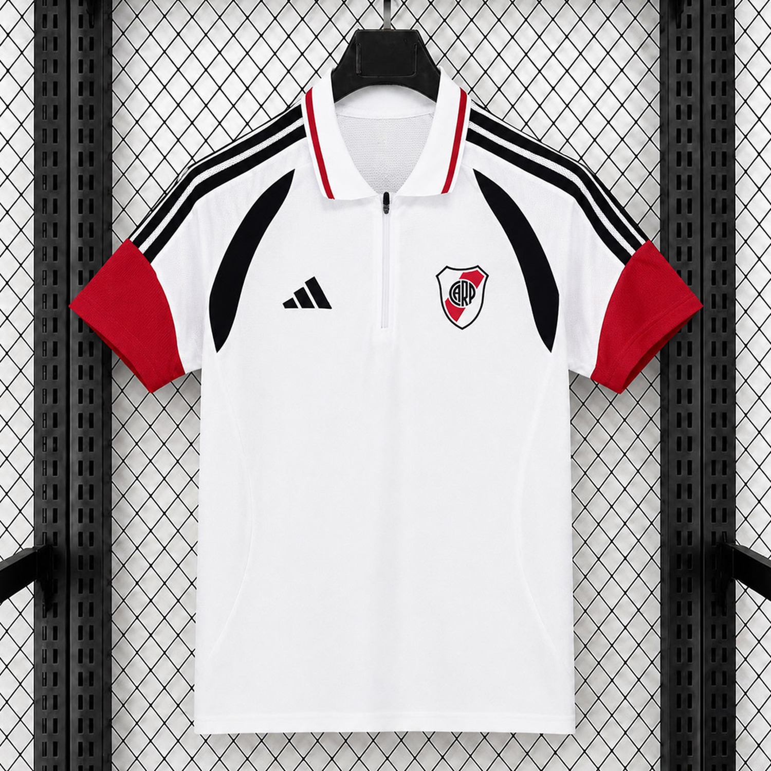River Plate 26-27 White Polo Jersey - Fans Version - JerseysGala