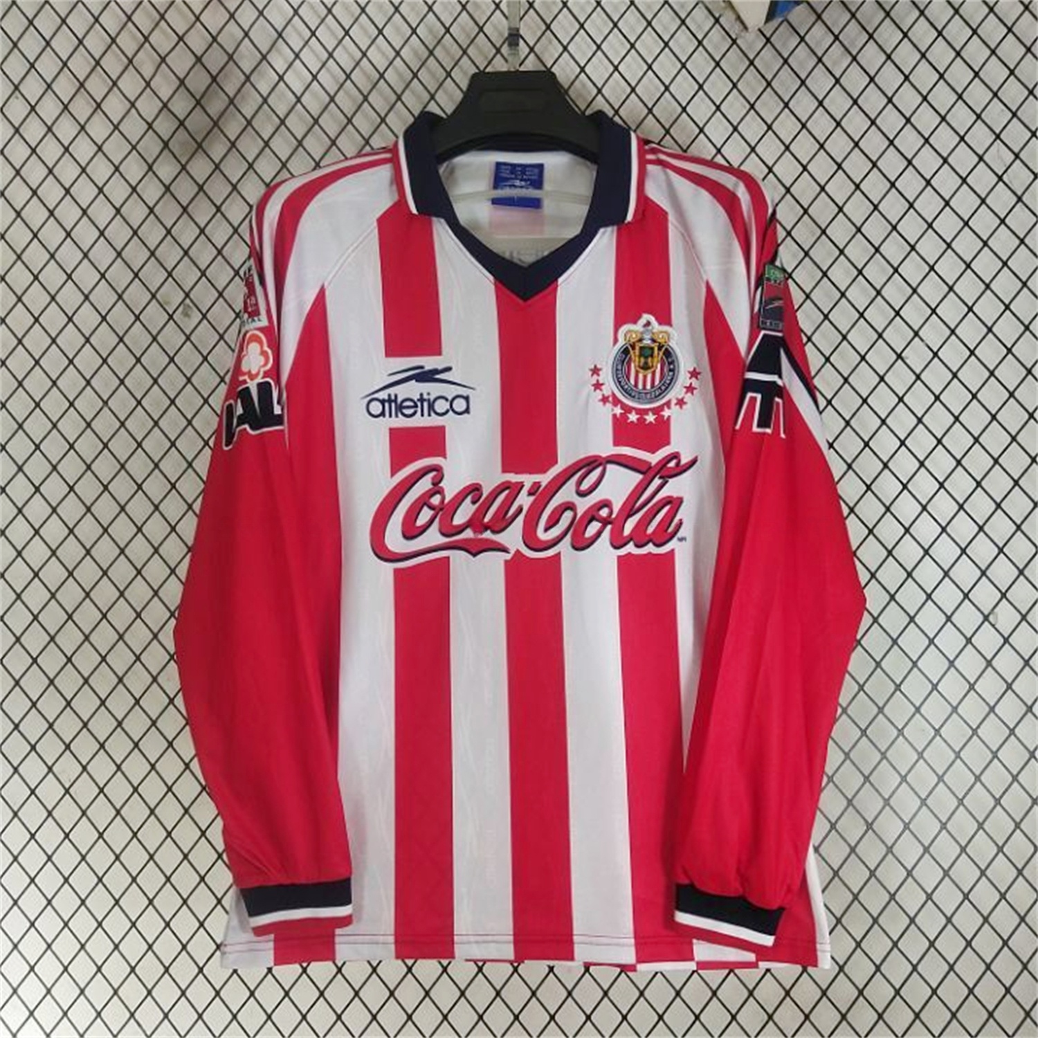 Retro Chivas de Guadalajara 1998-99 Home Long Sleeves Jersey - JerseysGala