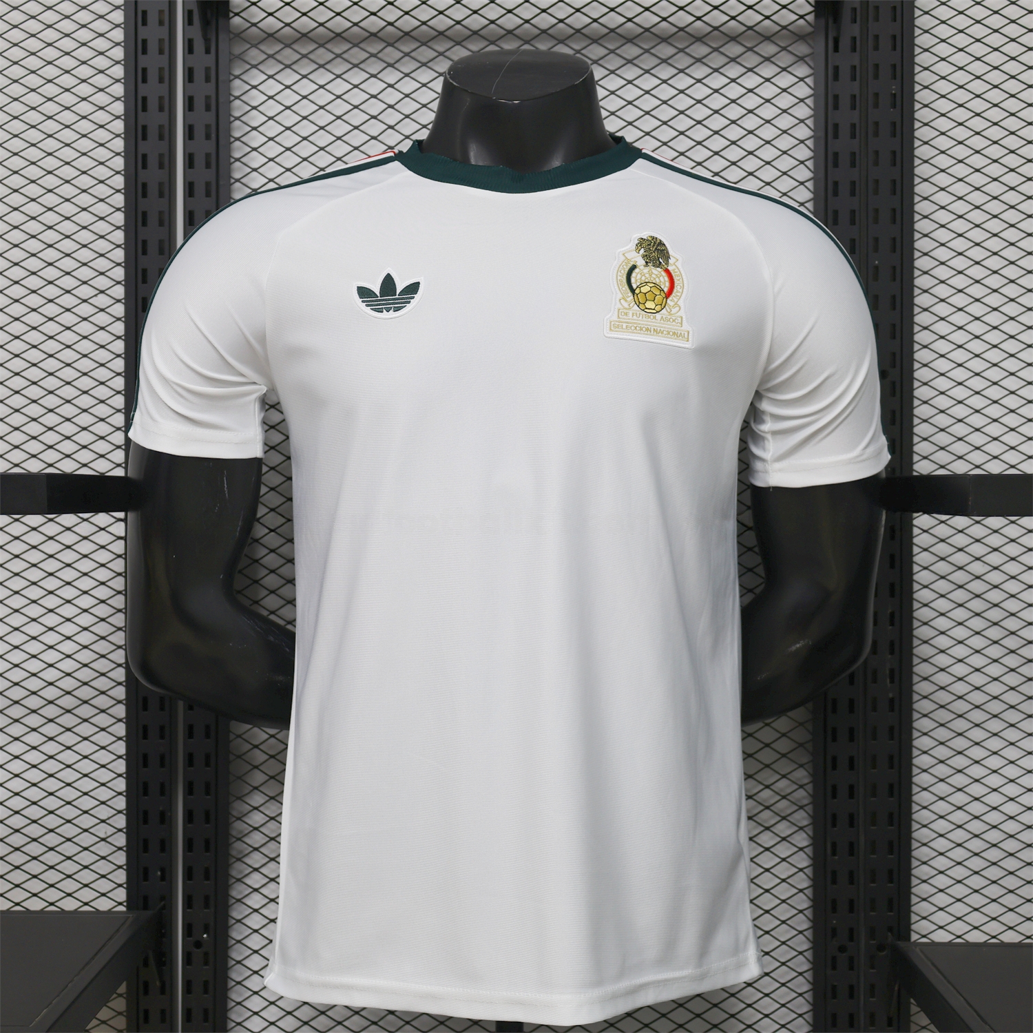 Mexico 2026 Terrace Icon Retro Logo White Jersey - Player Version - JerseysGala