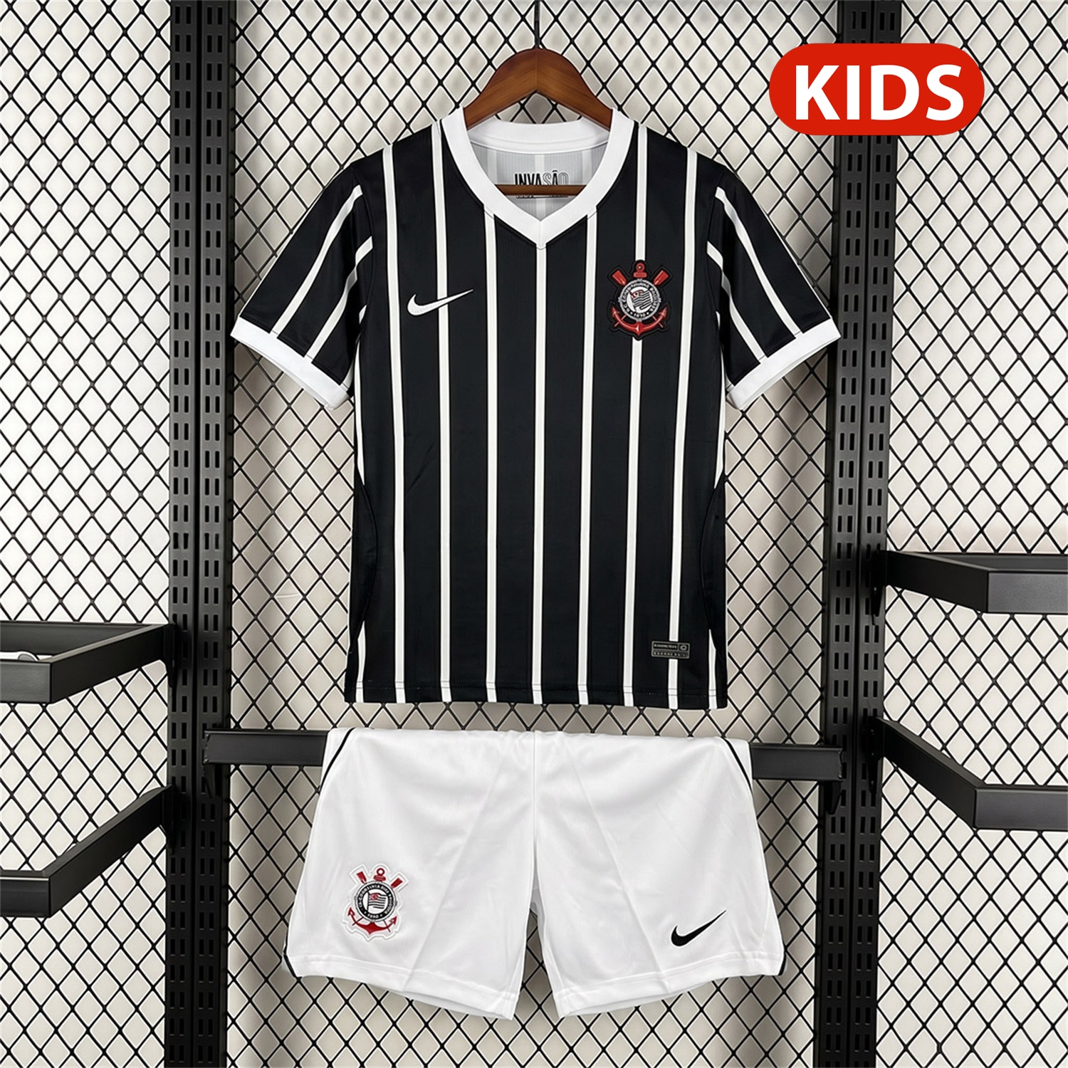 Corinthians 26-27 Away Kids Kit - JerseysGala