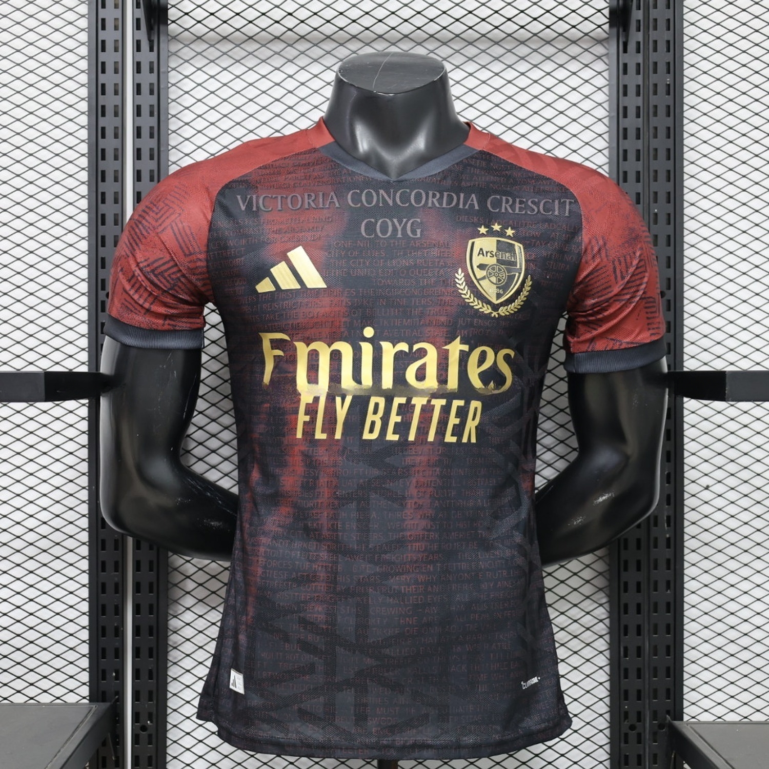 Arsenal 26-27 Black Red Special Jersey - Player Version - JerseysGala