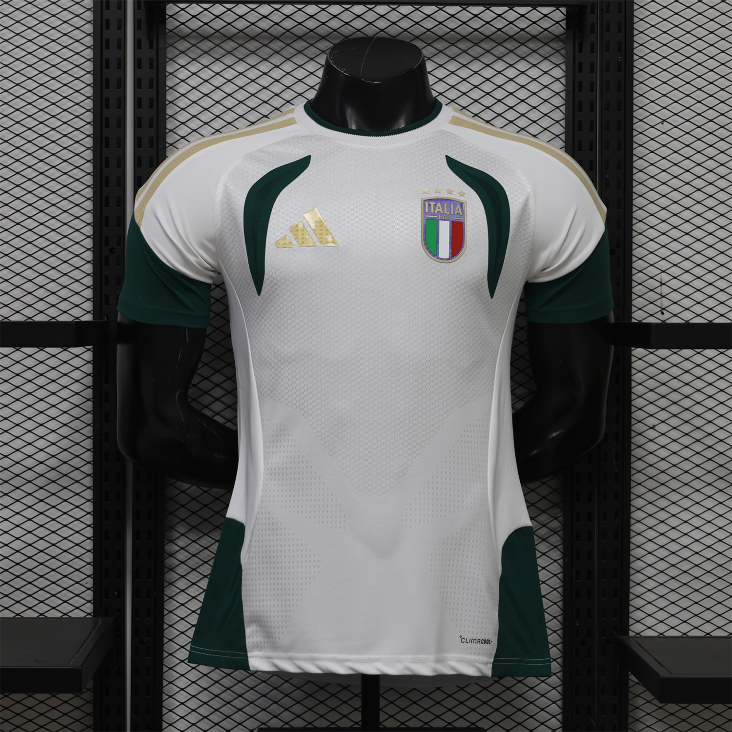 Italy 2026 White Short-Sleeve Training Jersey - Player Version - JerseysGala