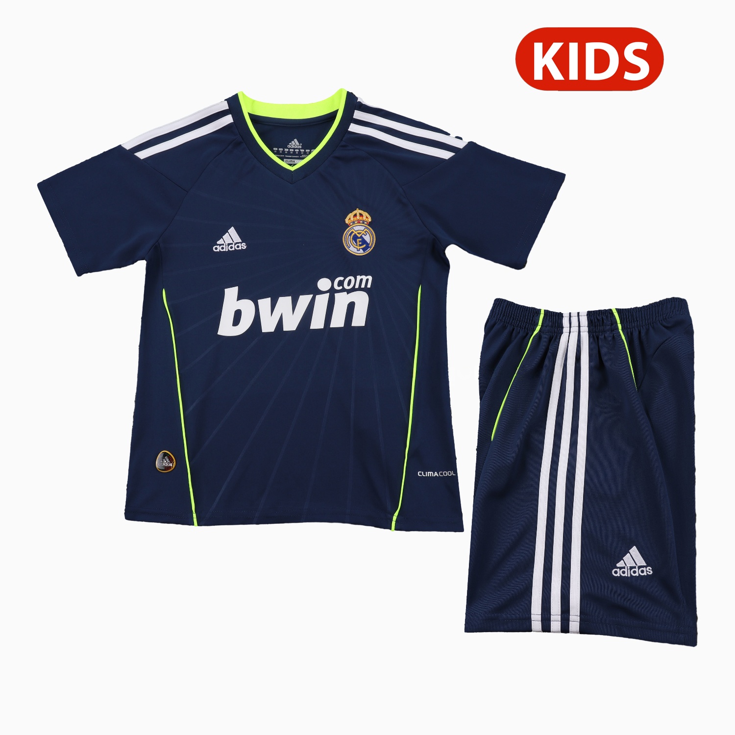 Retro Real Madrid 2010-11 Away Kids Kit - JerseysGala