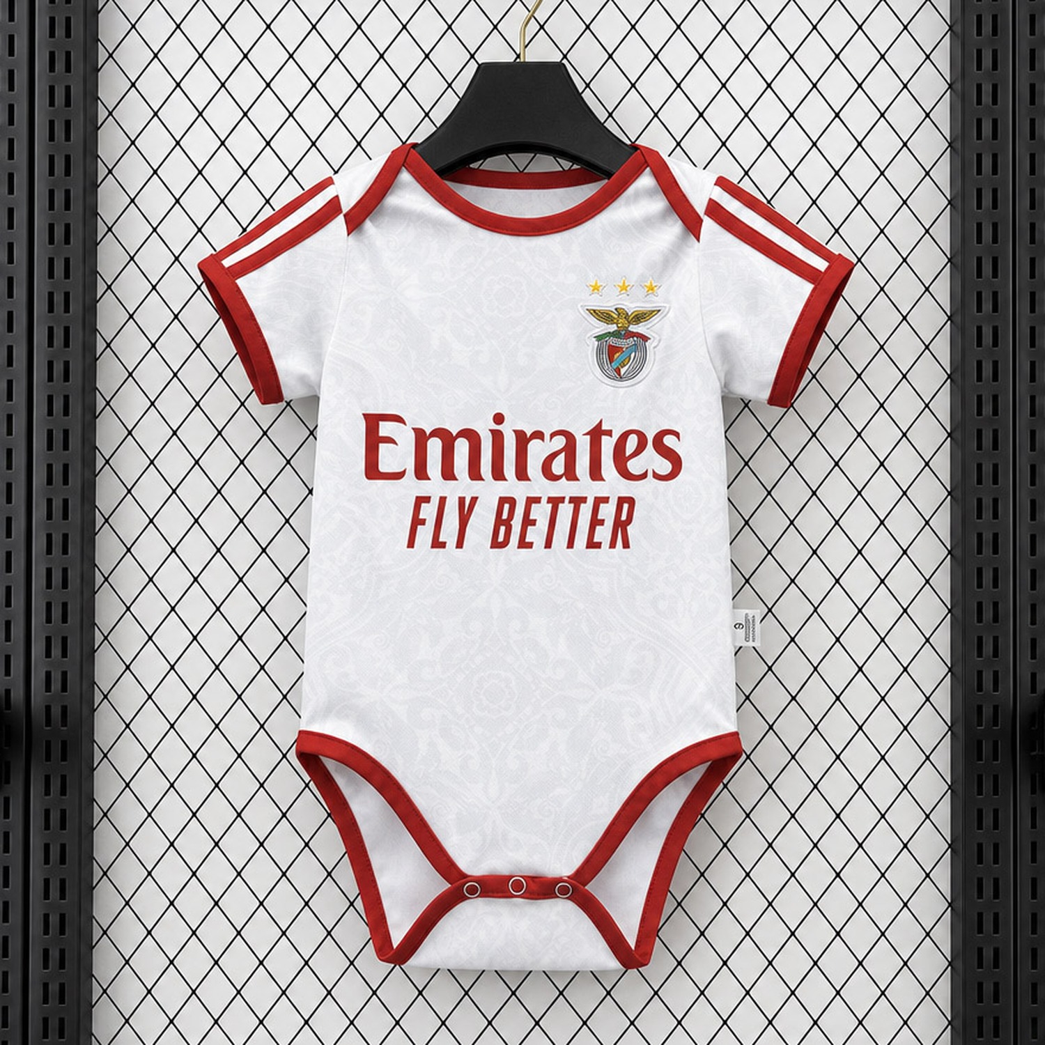 Benfica 26-27 Away White Baby Crawling Suit - JerseysGala