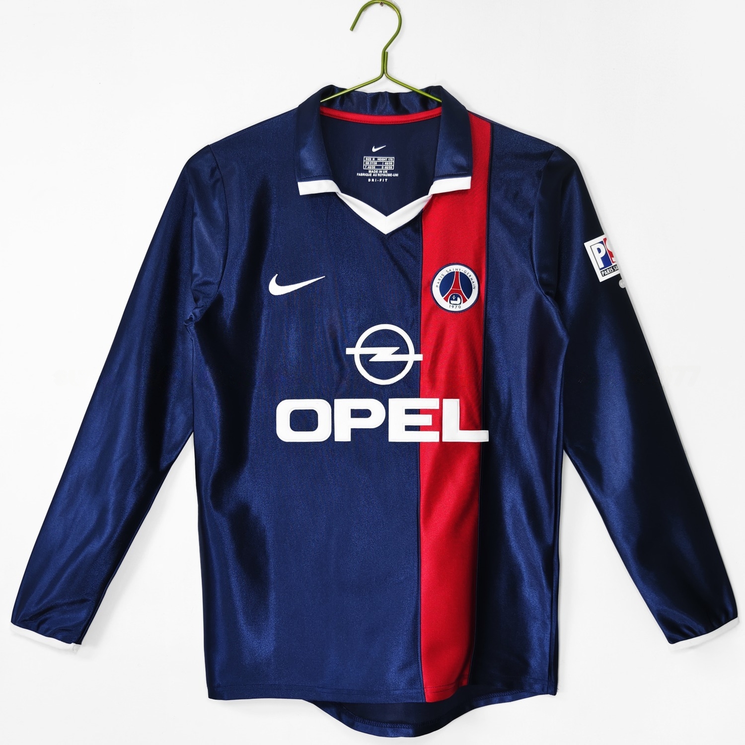 Retro Paris Saint-Germain PSG 2001-02 Home Long Sleeves Jersey - JerseysGala