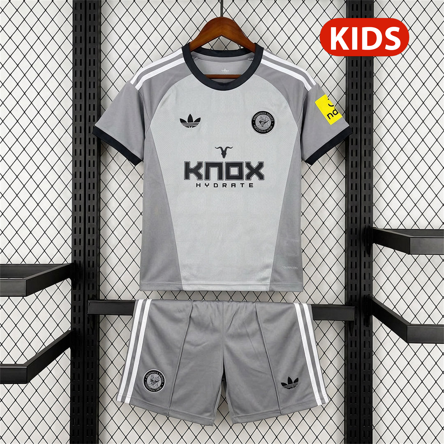 Newcastle United 26-27 Grey Goalkeeper Kids Kit - JerseysGala