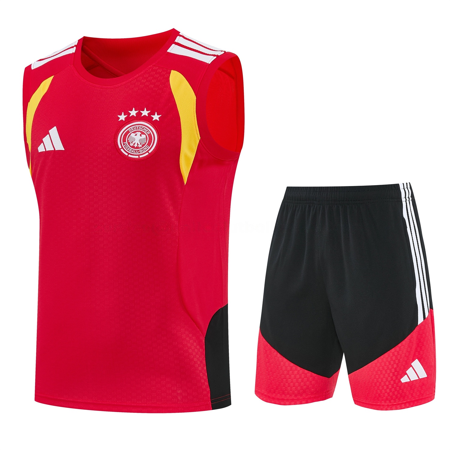Germany 2026 Vest Training Set - Red Vest and Black Shorts - JerseysGala