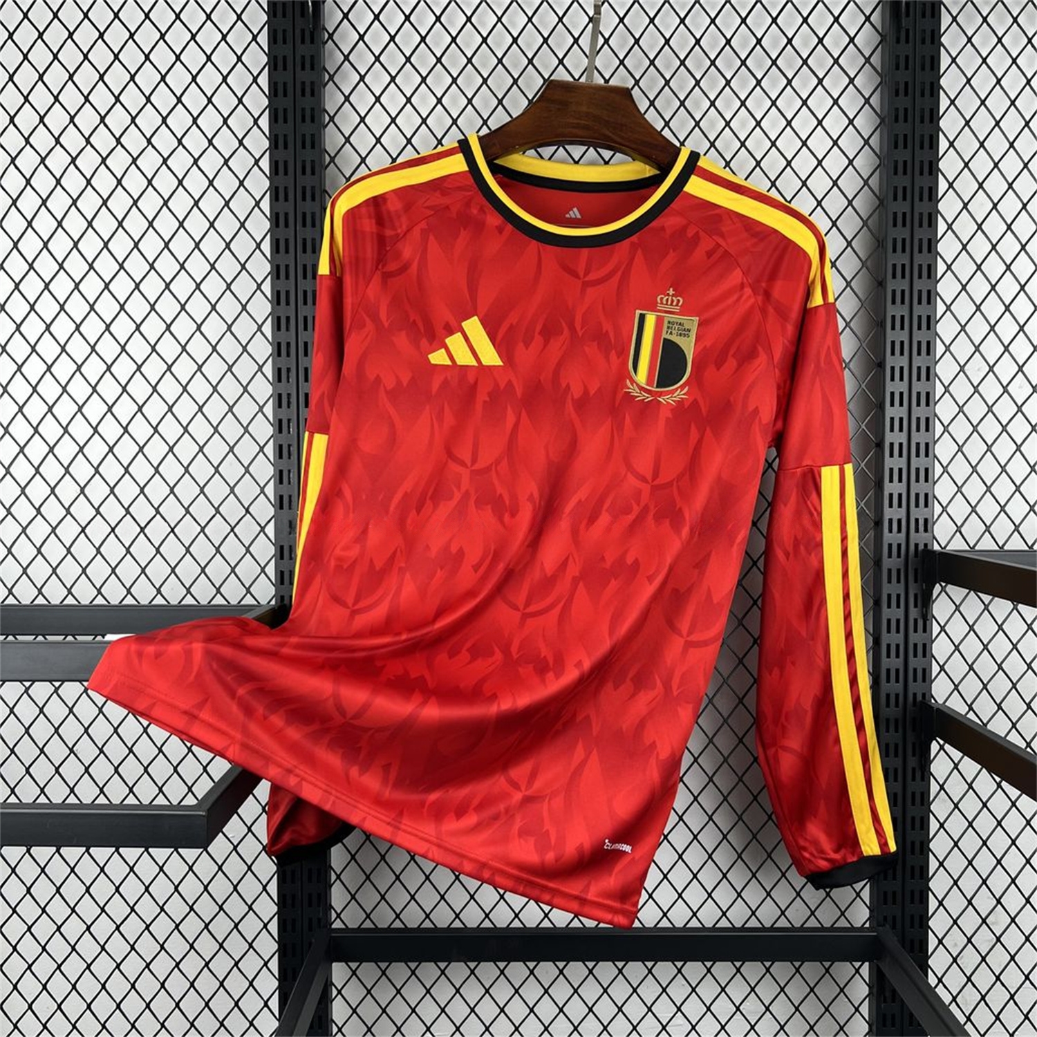 Belgium 2026 Home Long Sleeves Jersey - Fans Version - JerseysGala