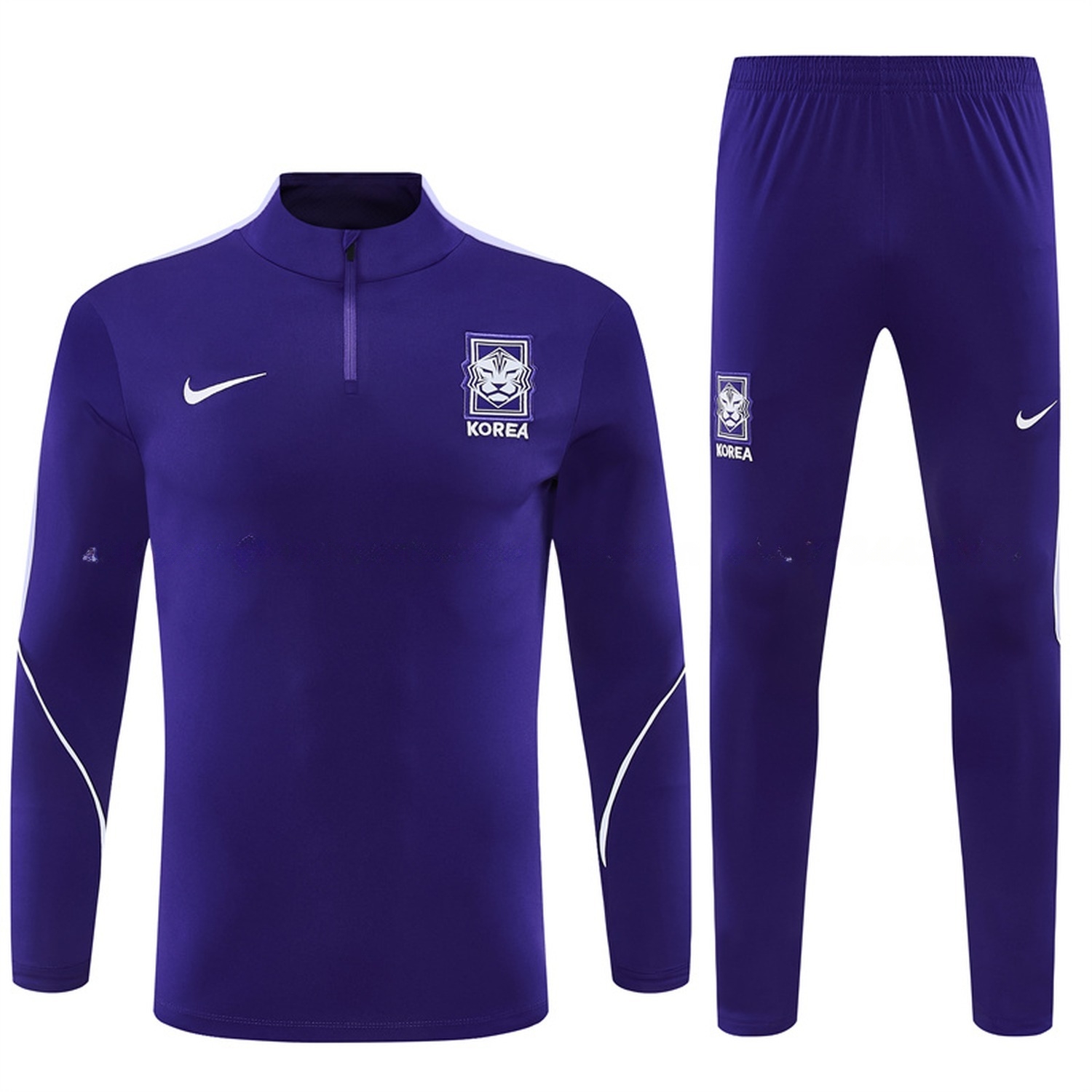 South Korea 2026 Long Sleeve Training Set - Purple Top & Purple Pants - JerseysGala