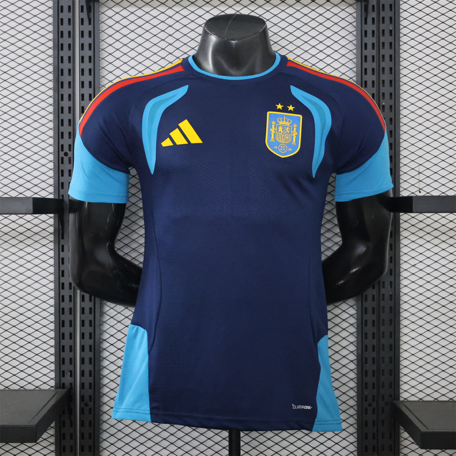 Spain 2026 Deep Blue And Light Blue Training Jersey - Player Version - JerseysGala