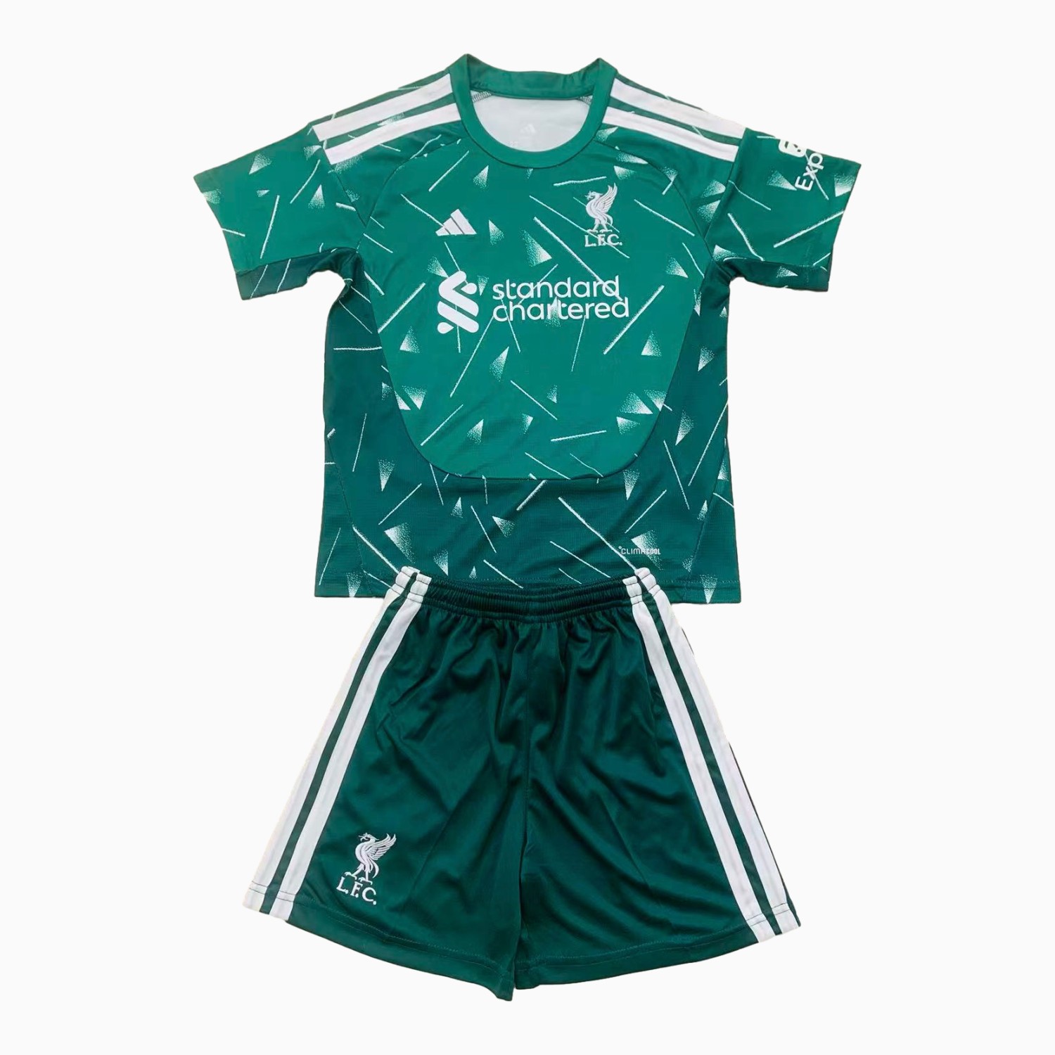 Liver.pool 26-27 Green Goalkeeper Men's Adult Jersey Set - Fans Version - JerseysGala