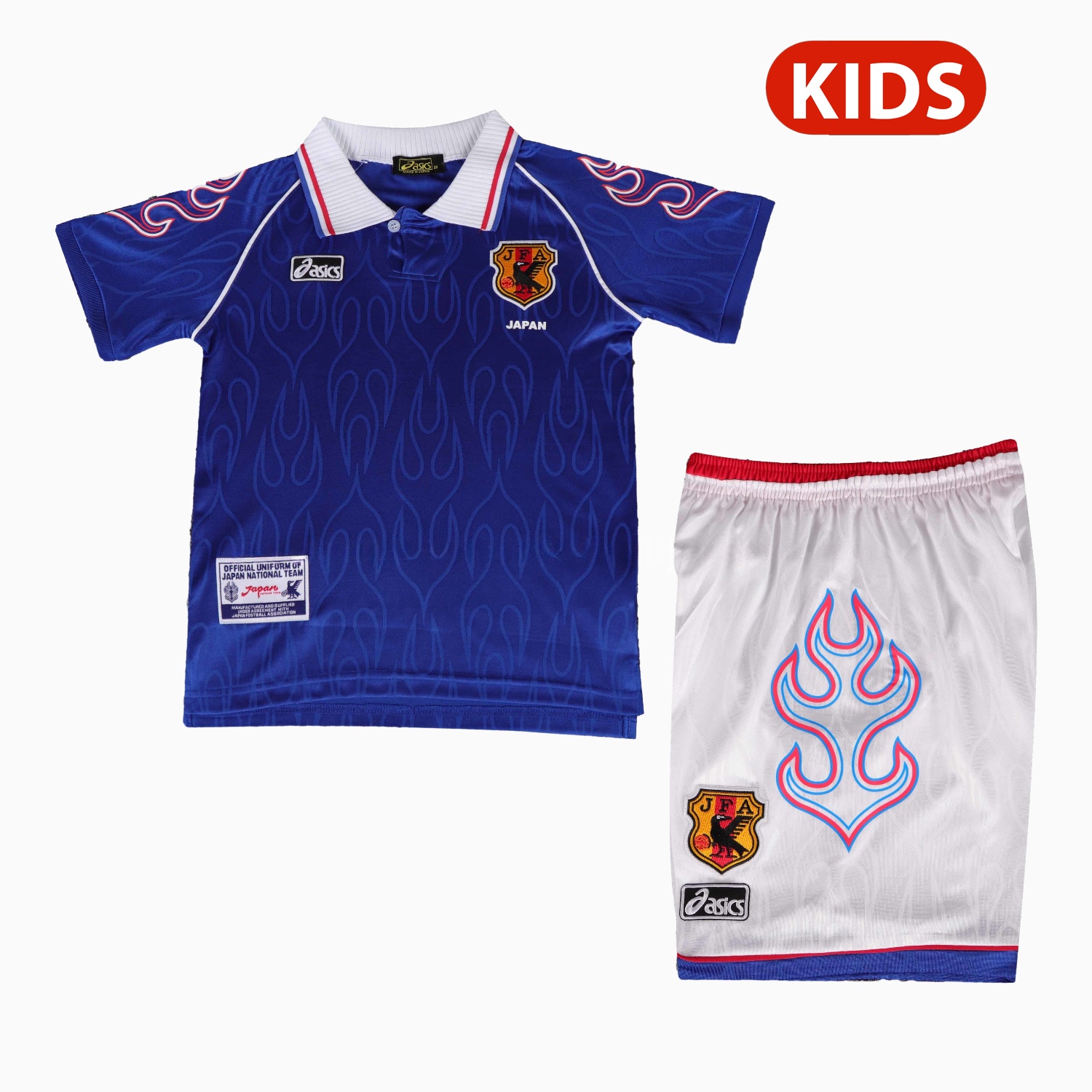 Retro Japan 1998 Home Kids Kit - JerseysGala