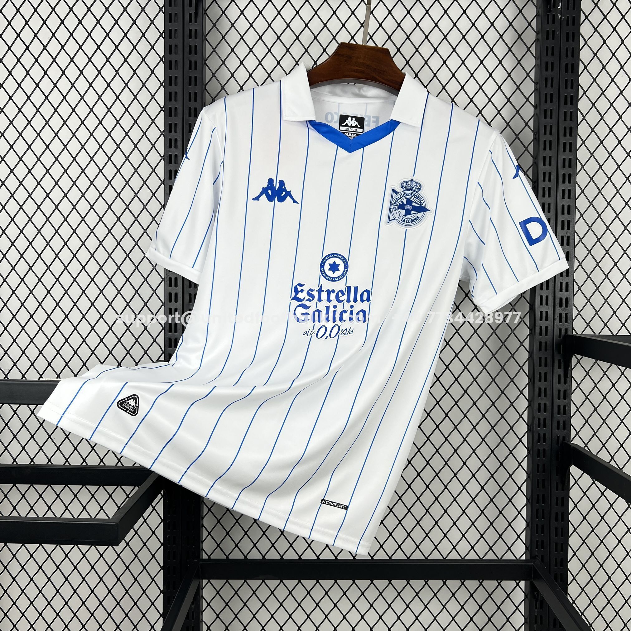 Deportivo de La Coruña 25-26 Retro Style White Polo Jersey - Fans Version - JerseysGala