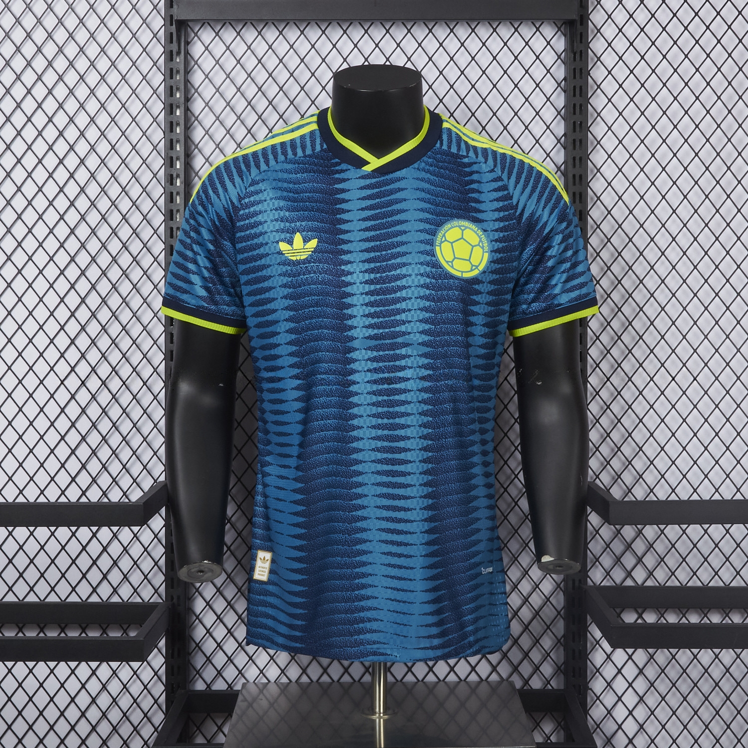 Colombia 2026 Away Blue Jersey - Player Version - JerseysGala