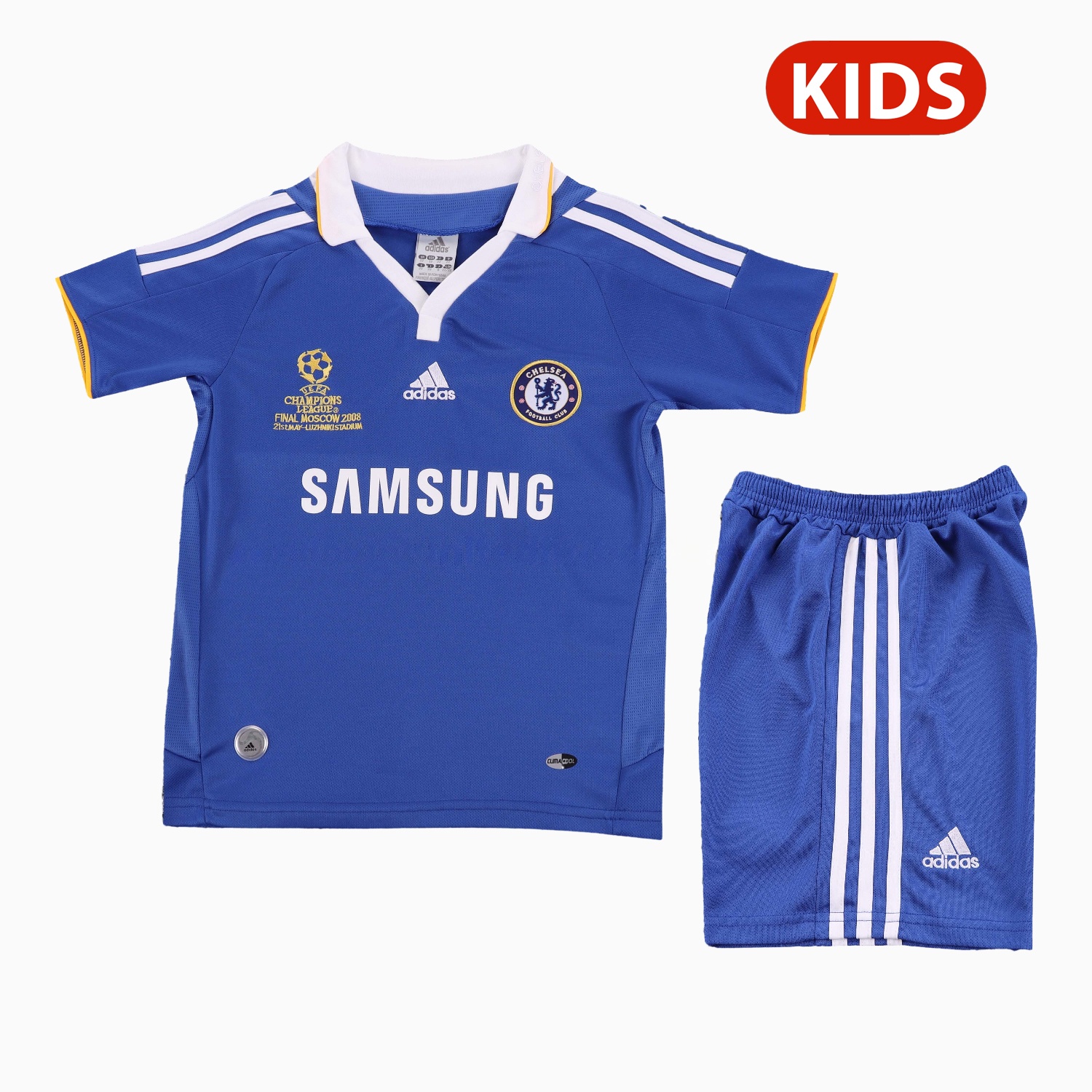 Retro C.H.E.L.S.E.A 2007-08 Home Kids Kit - JerseysGala