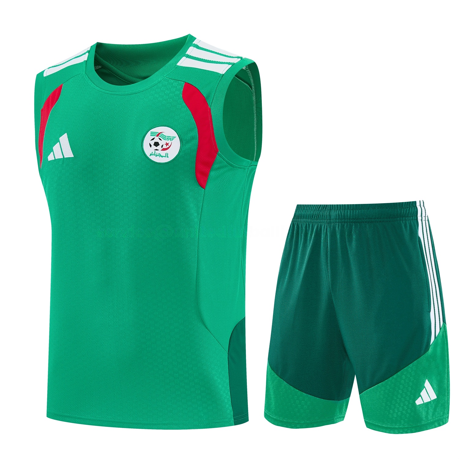 Algeria 2026 Vest Training Set - Green Vest and Shorts - JerseysGala