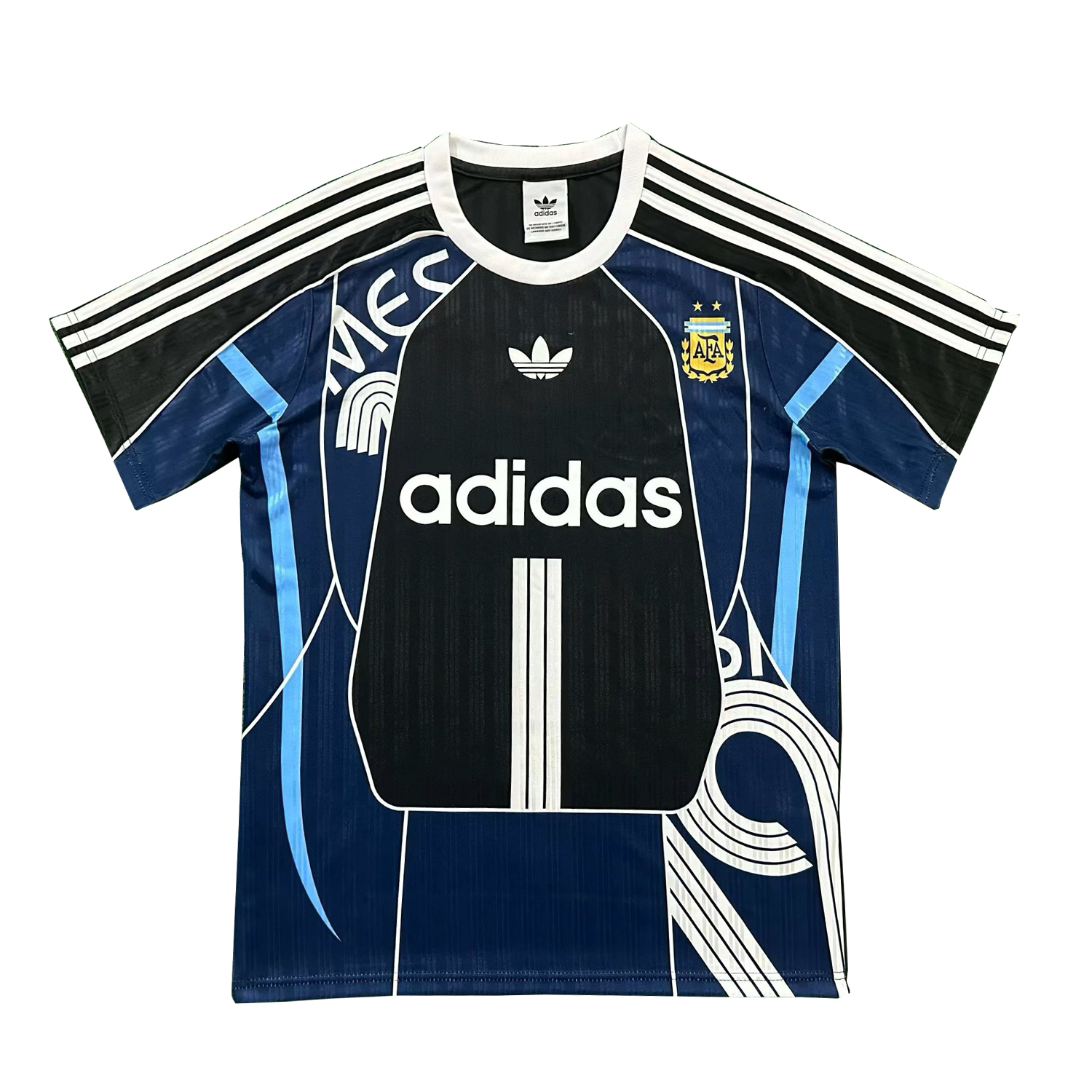 Argentina 2026 Adidas Originals Retro Style Blue Black Jersey - Fans Version - JerseysGala