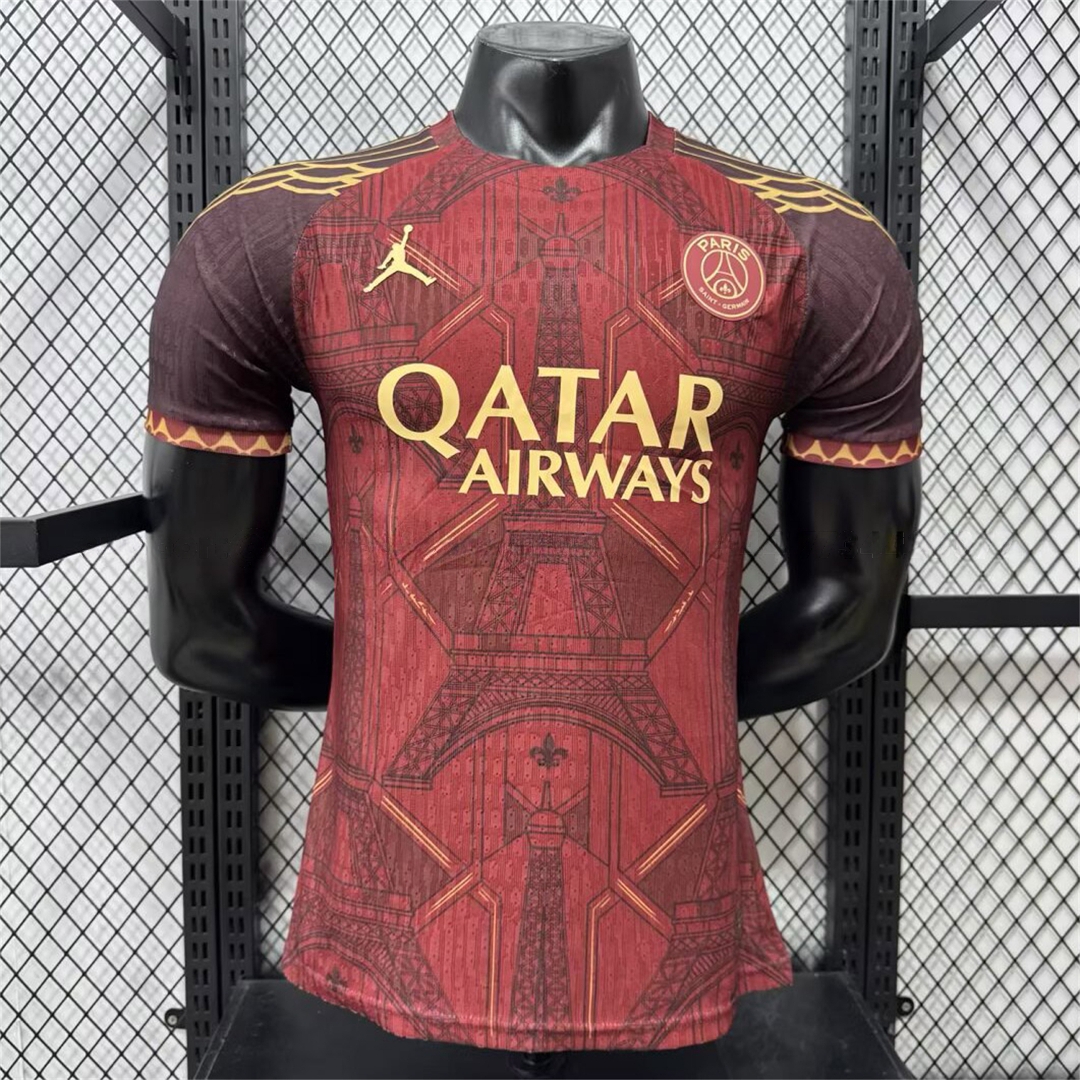 Paris Saint-Germain PSG 25-26 Red Eiffel Tower Concept Special Jersey - Player Version - JerseysGala