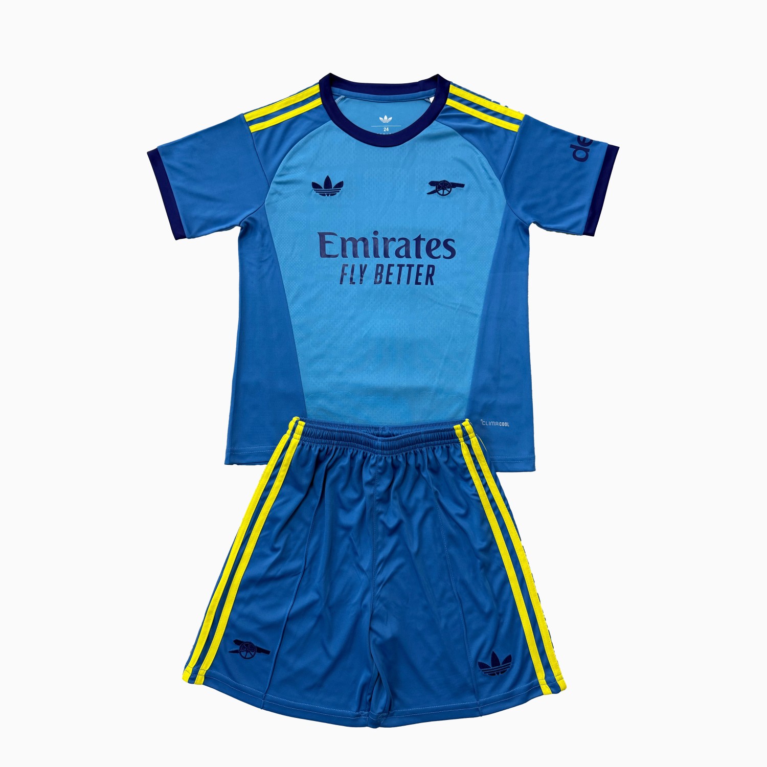 Arsenal 26-27 Blue Goalkeeper Men's Adult Jersey Set - Fans Version - JerseysGala