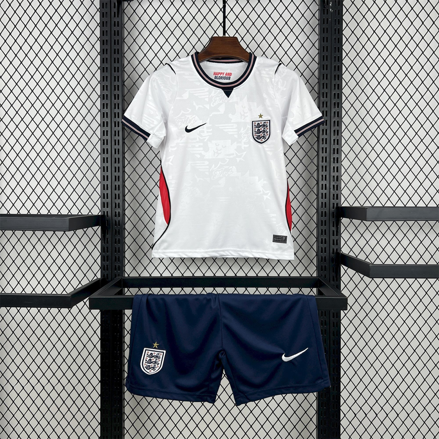 England 2026 Home White Men's Adult Jersey Set - Fans Version - JerseysGala