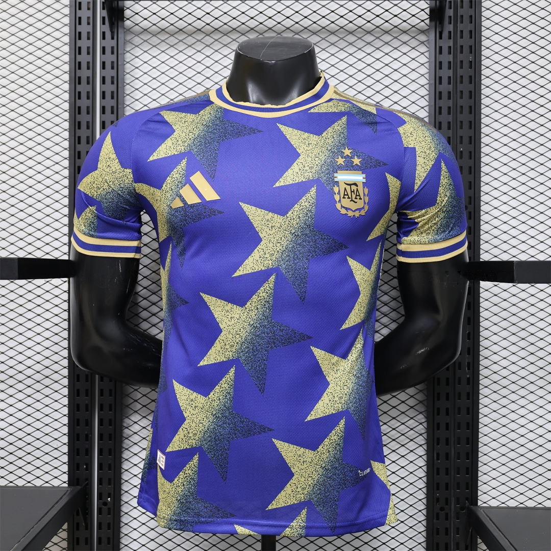 Argentina 2026 Yellow Stars Purple Special Jersey - Player Version - JerseysGala