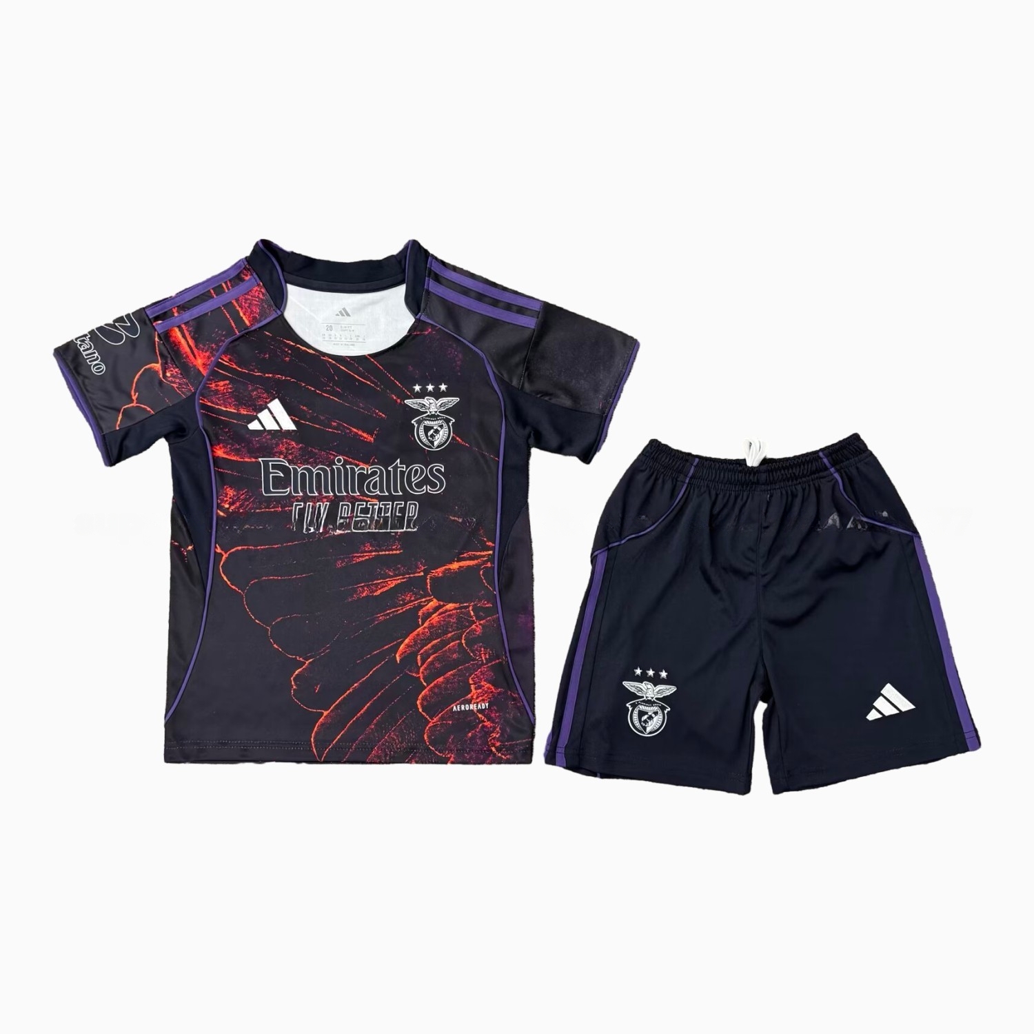 Benfica 26-27 Black Red Special Men's Adult Jersey Set - Fans Version - JerseysGala