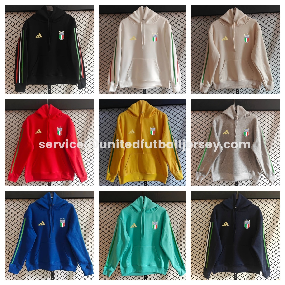 Italy 2026 Home Unisex Pullover Hoodie - JerseysGala