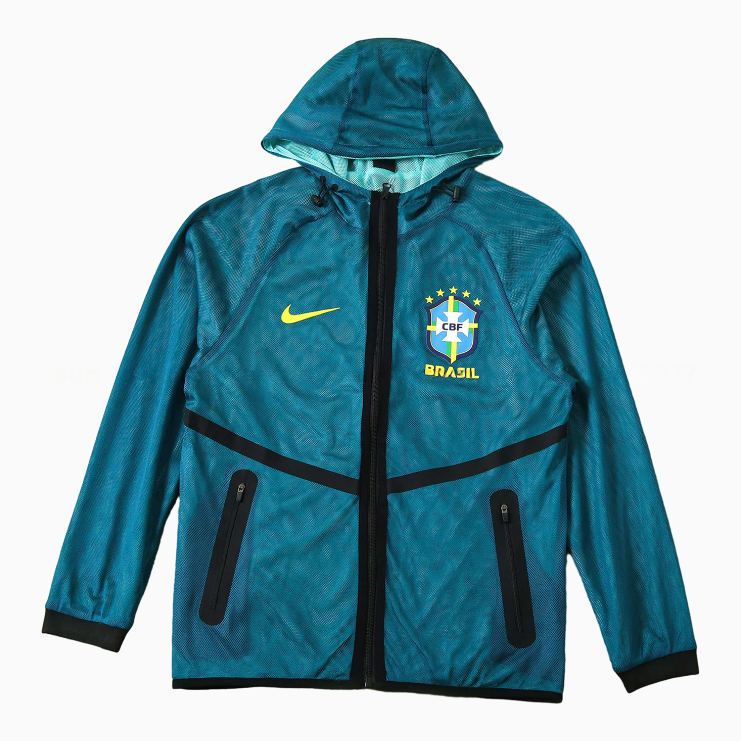 Brazil 2026 World Cup Appearance Outfit Windbreaker - Lake Blue - JerseysGala
