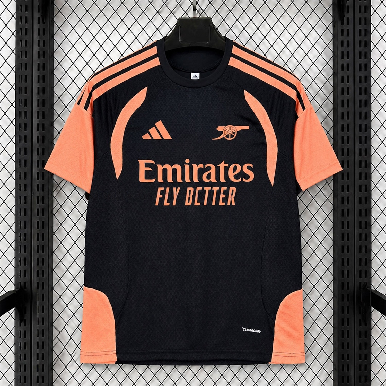 Arsenal 26-27 Navy And Orange Pre-Match Training Jersey - Fans Version - JerseysGala