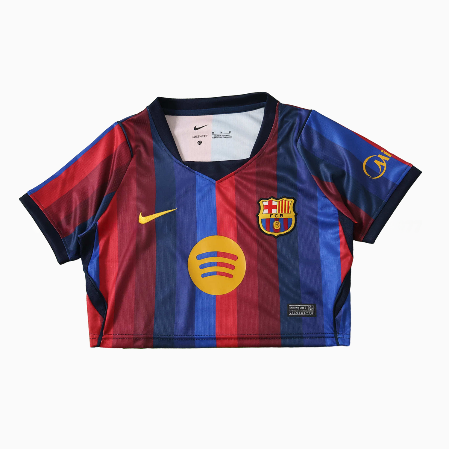 Women's Barcelona 26-27 Home Cropped Jersey - Fans Version - JerseysGala
