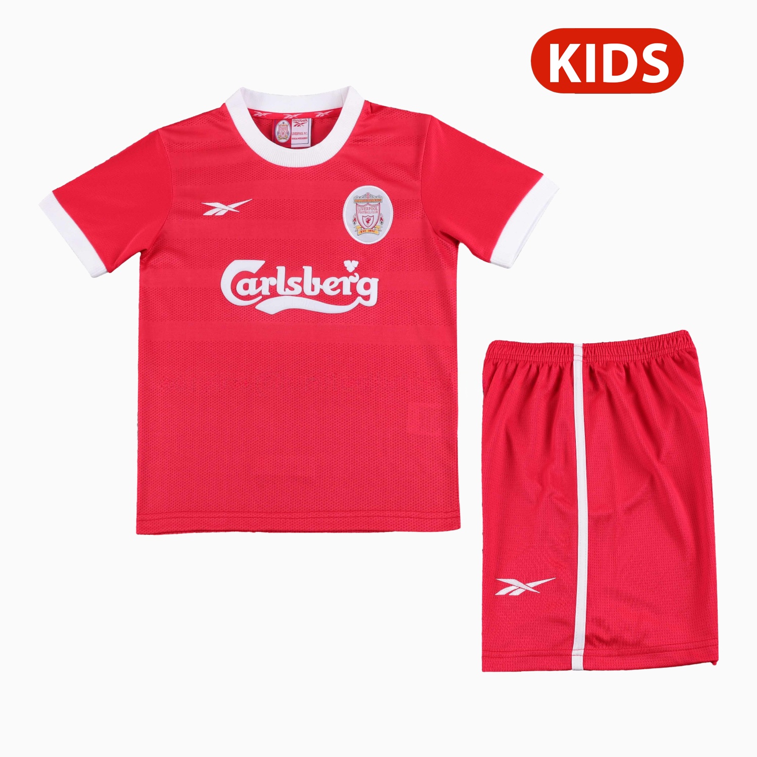 Retro Liver.pool 1997-98 Home Kids Kit - JerseysGala