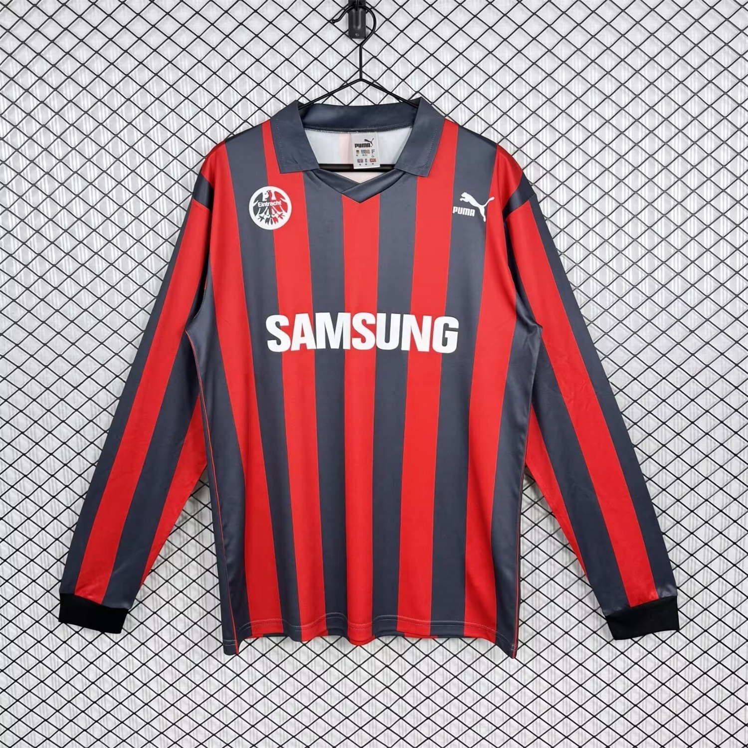 Retro Frankfurt 1991-92 Home Long Sleeves Jersey - JerseysGala