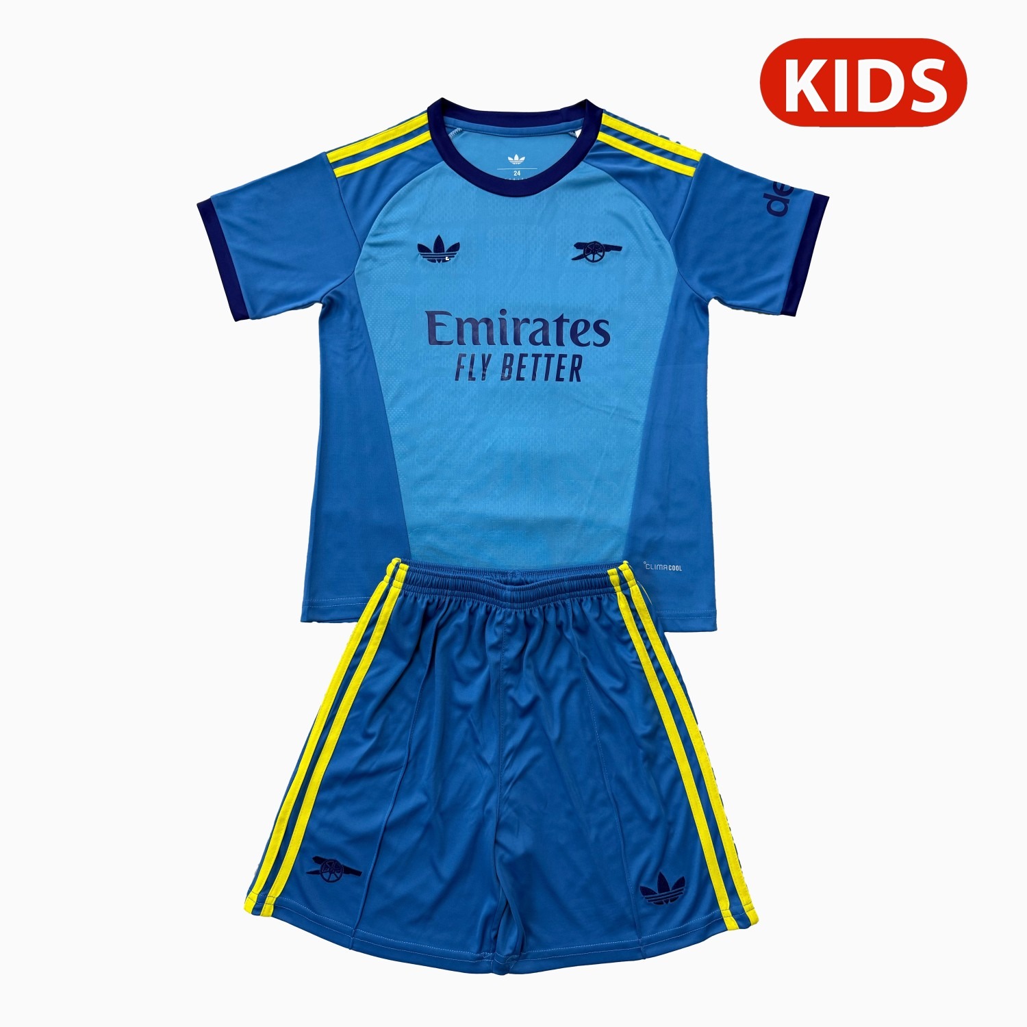 Arsenal 26-27 Blue Goalkeeper Kids Kit - JerseysGala