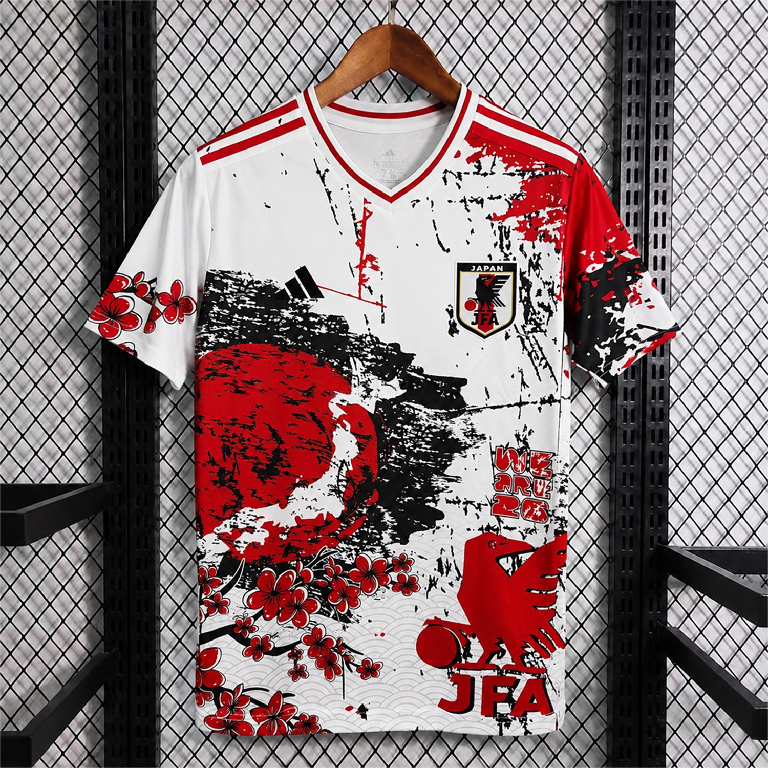 Japan 2026 Samurai White And Red Special Jersey - Fans Version - JerseysGala