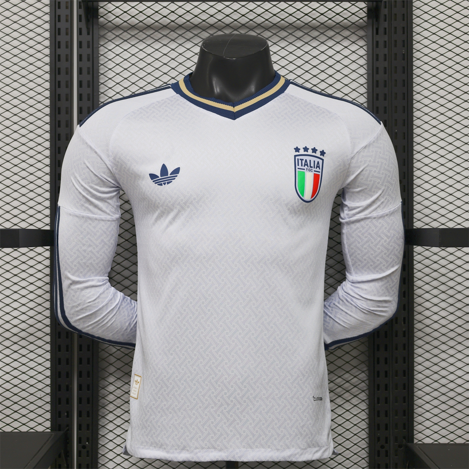 Italy 2026 Away Long Sleeves Jersey - Player Version - JerseysGala