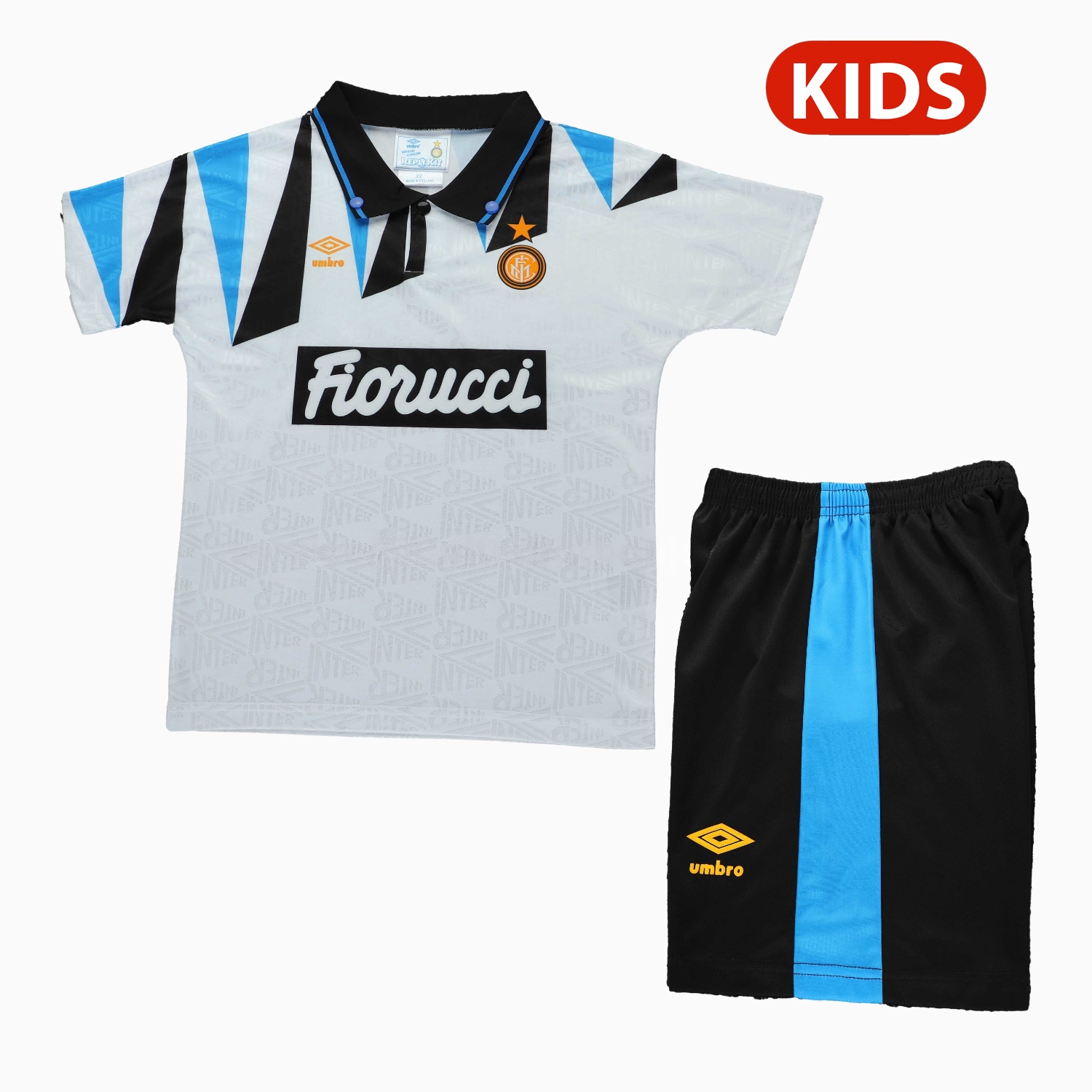 Retro Inter Milan 1992-93 Away Kids Kit - JerseysGala
