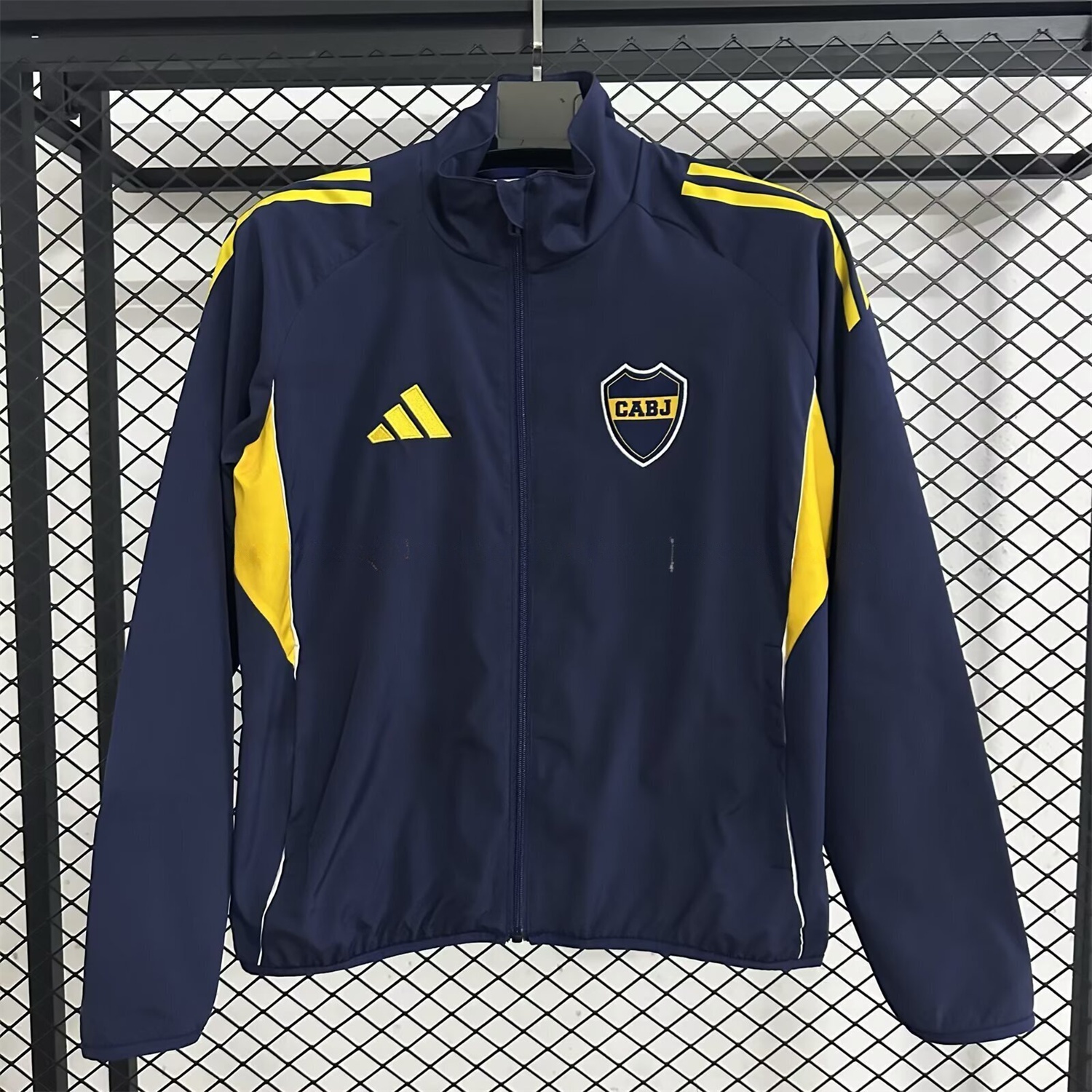 Boca Juniors 25-26 Training Windbreaker Jacket - Dark Grey - JerseysGala