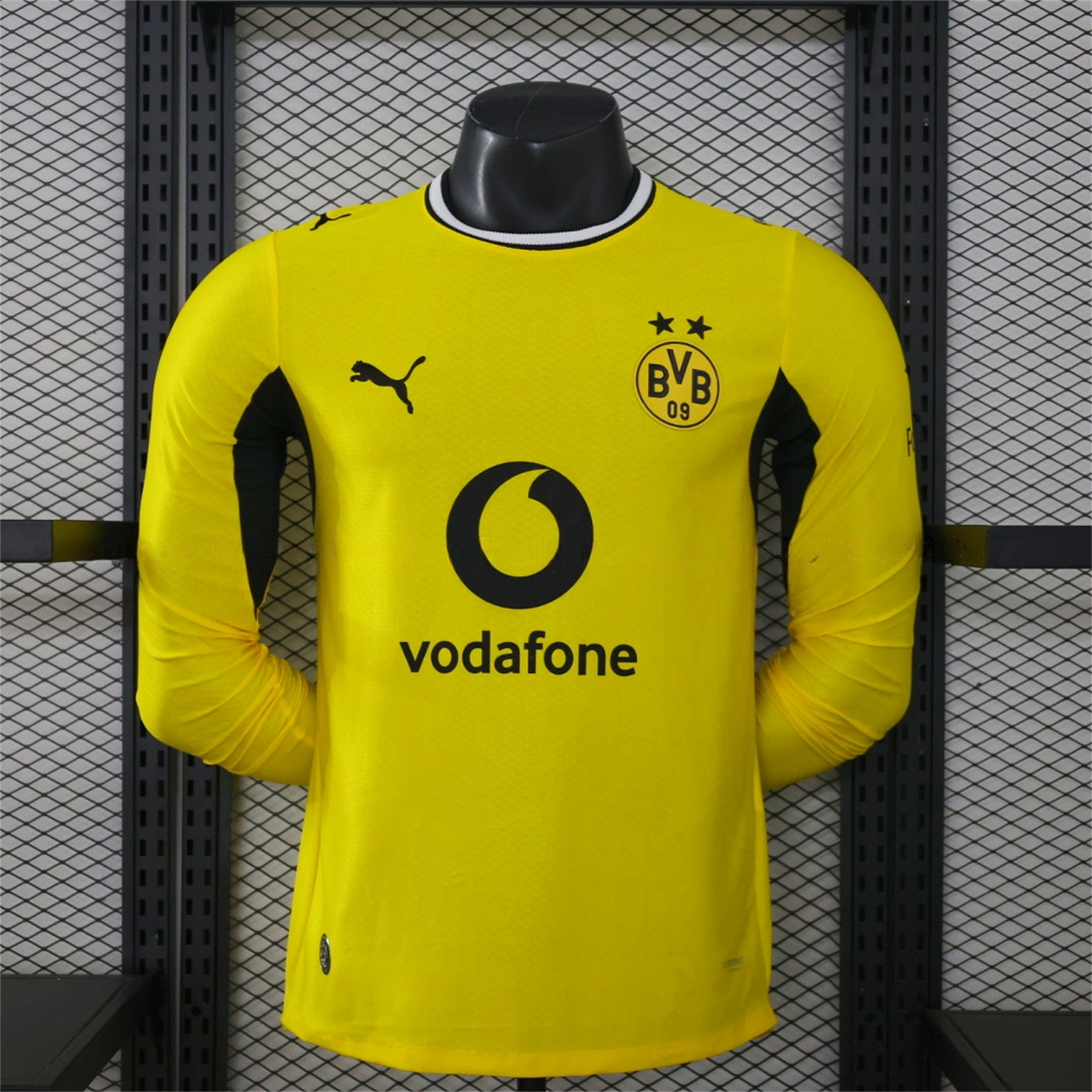Dortmund 26-27 Home Long Sleeves Jersey - Player Version - JerseysGala