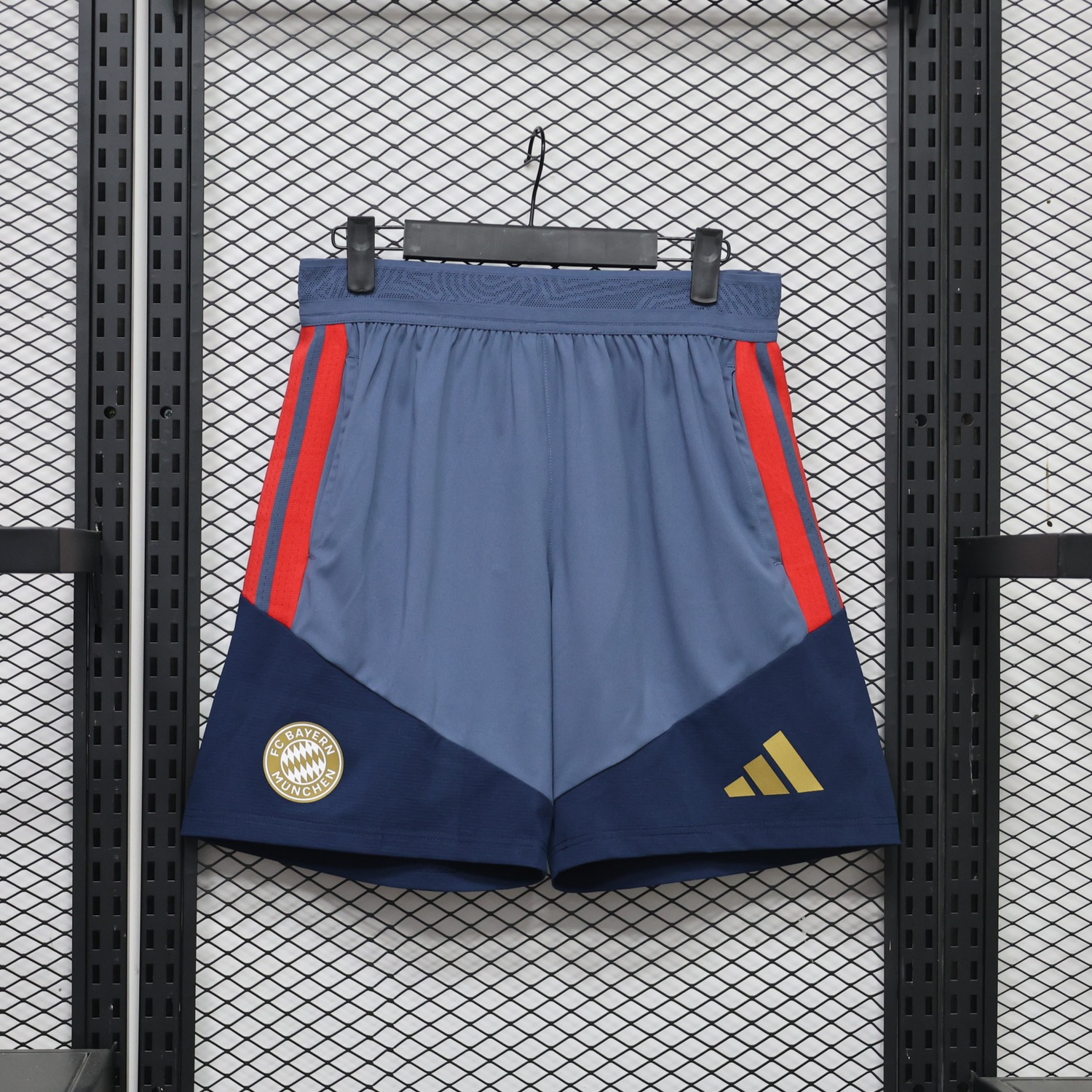 Bayern Munich 26-27 Grey Blue Shorts - Player Version - JerseysGala