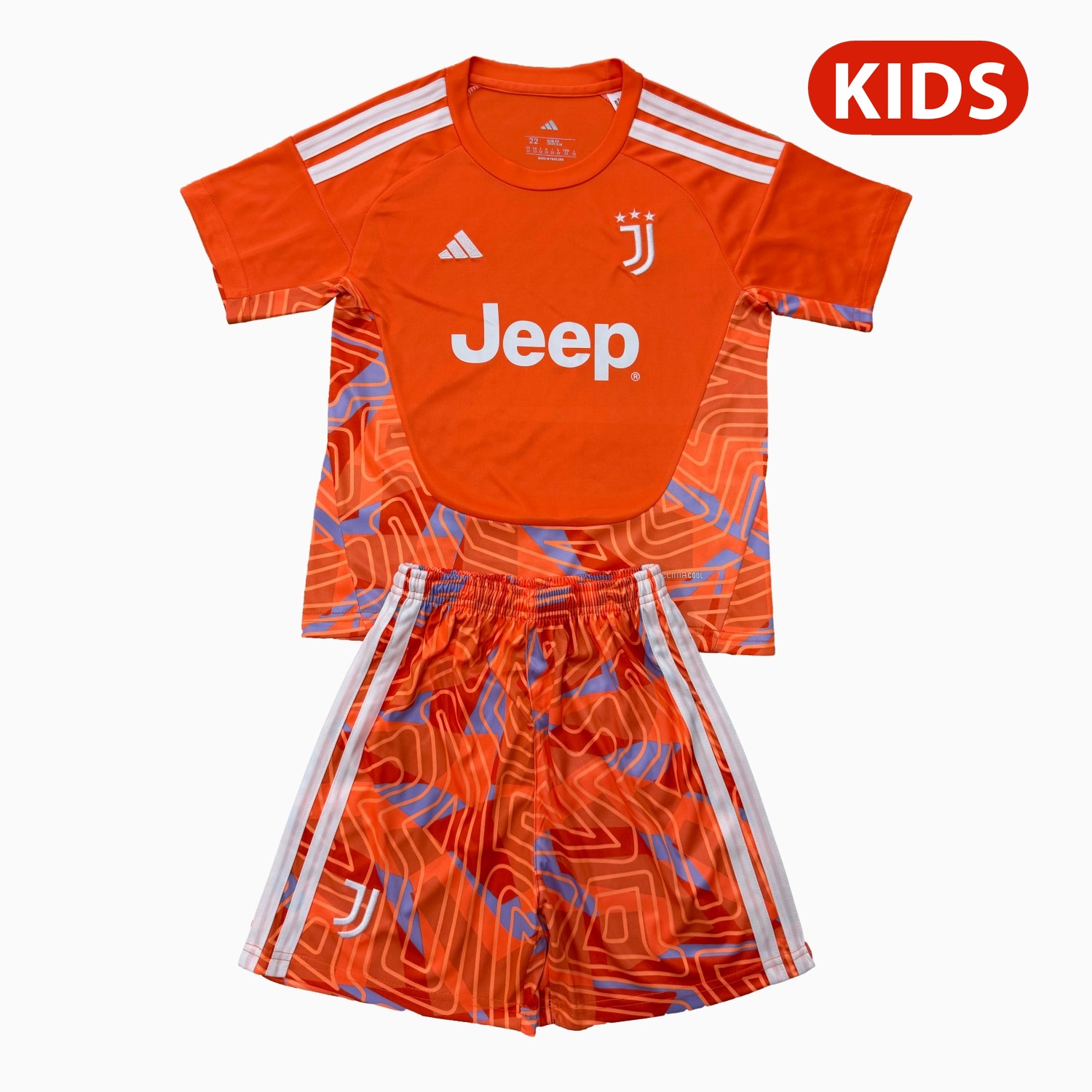 Juventus 26-27 Orange Goalkeeper Kids Kit - JerseysGala