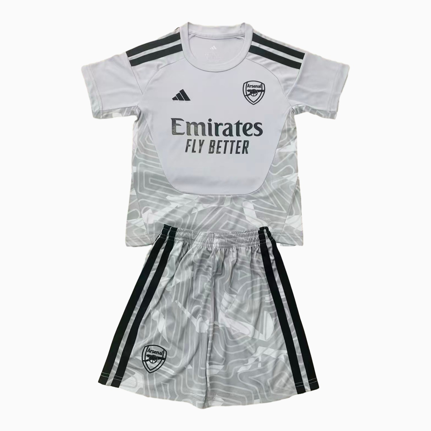 Arsenal 26-27 Grey Goalkeeper Men's Adult Jersey Set - Fans Version - JerseysGala