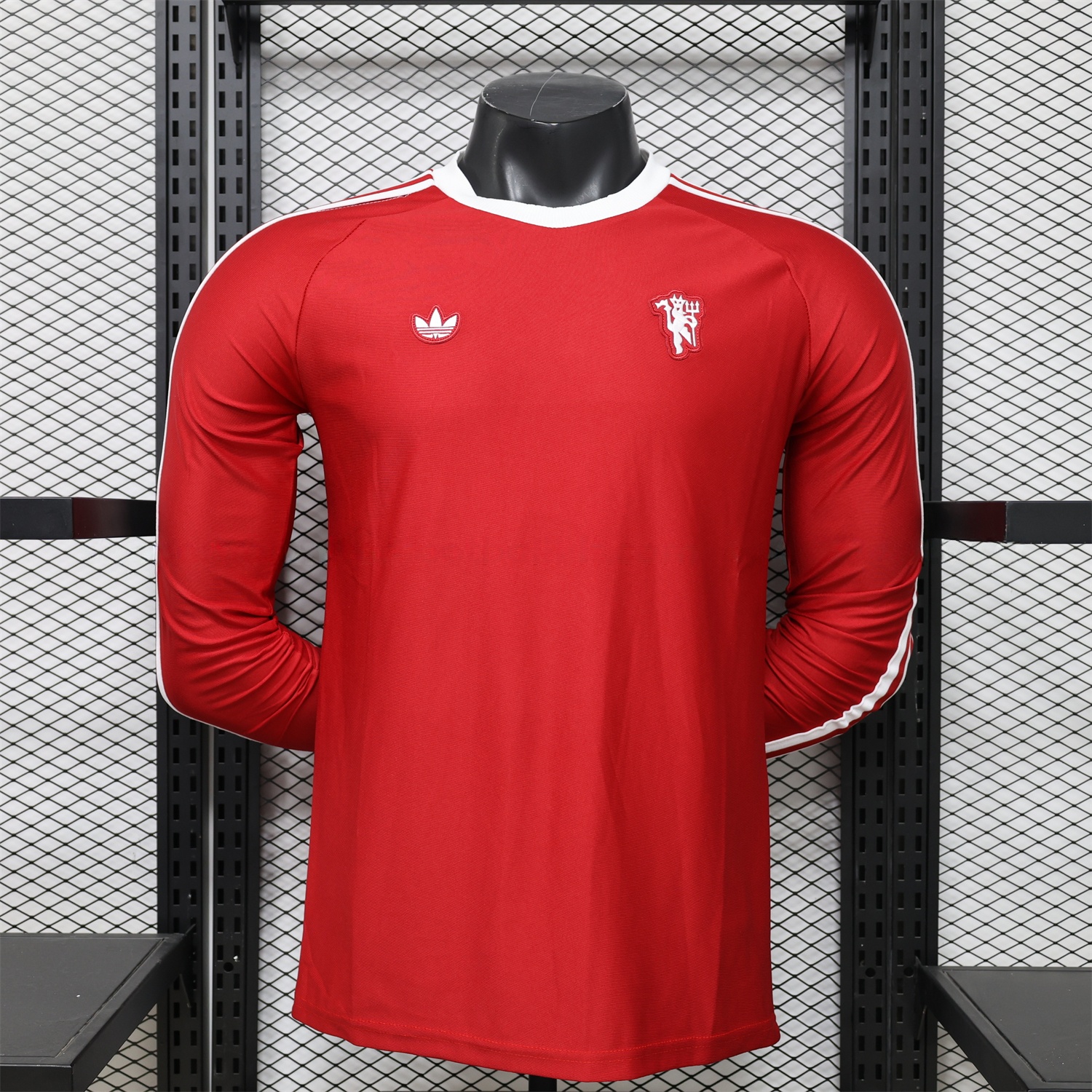 Manchester United 26-27 Red Casual Long Sleeves Jersey - Player Version - JerseysGala