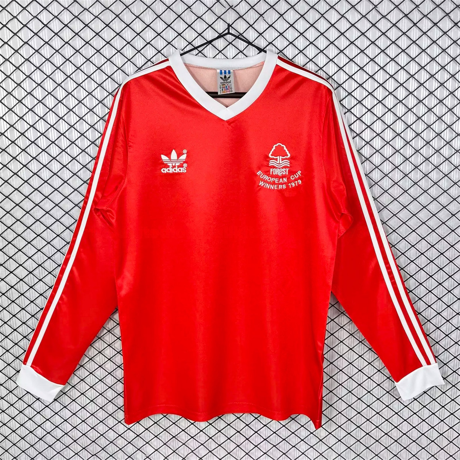 Retro Nottingham Forest 1977-80 Home Long Sleeves Jersey - JerseysGala