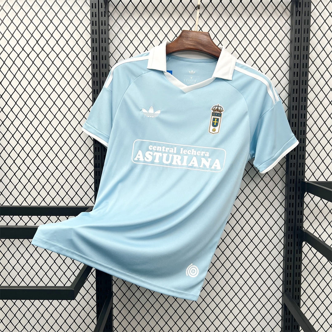 Real Oviedo 25-26 Retro Style Jersey - Fans Version - JerseysGala