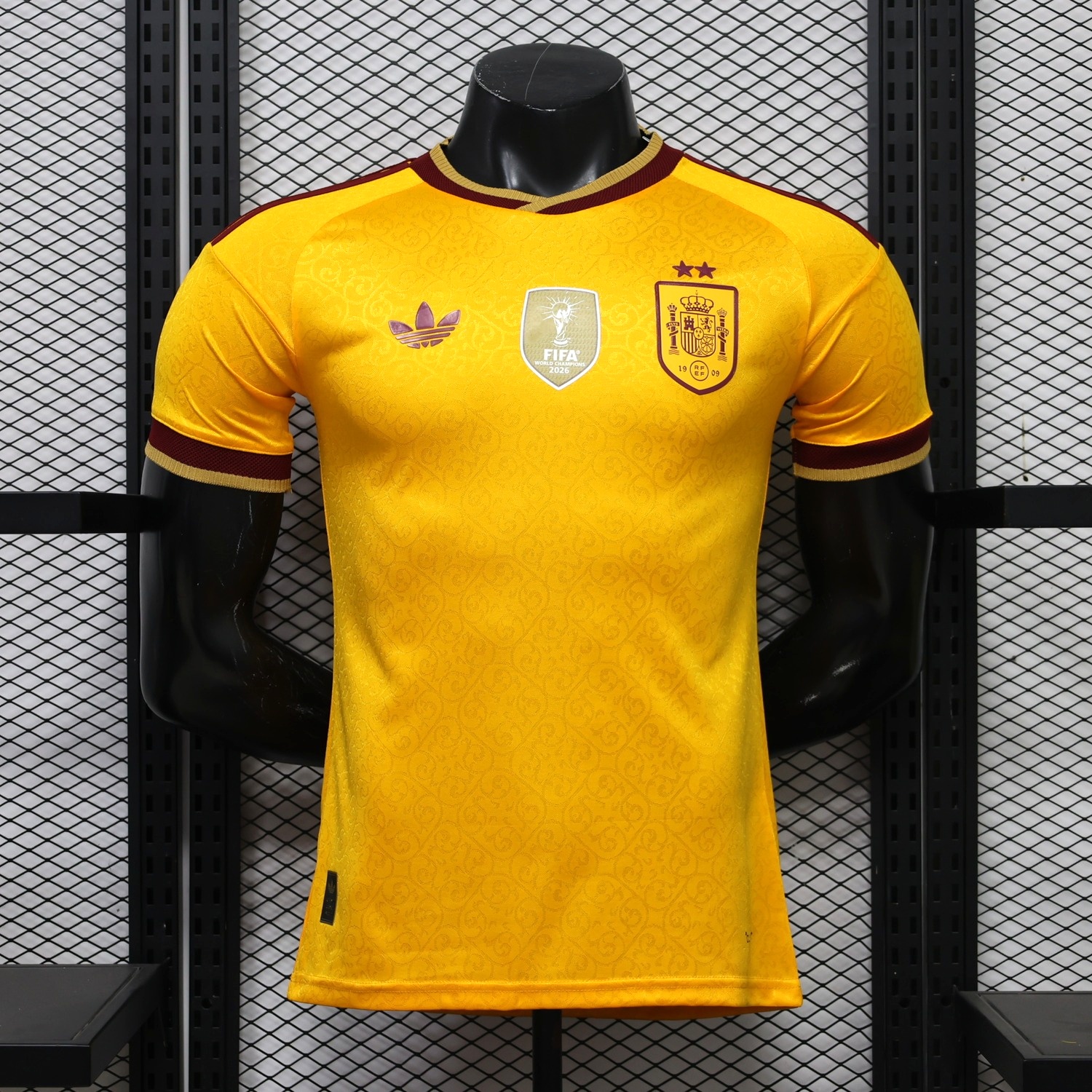 Spain 2026 Yellow Two-Star Special Jersey - Player Version - JerseysGala