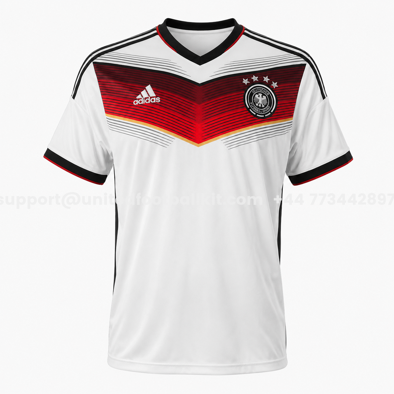 Retro Germany 2014 Home Jersey With 4 Stars - JerseysGala
